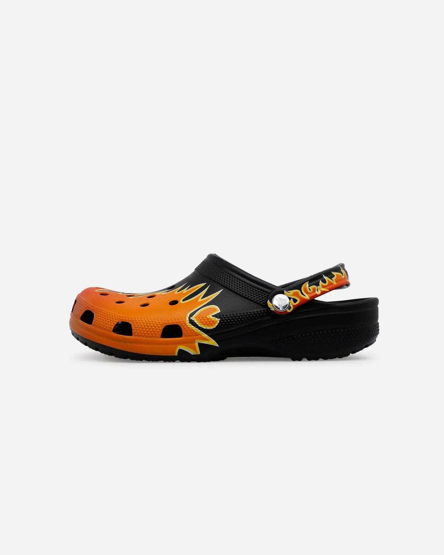 Peace Mood Crocs Classic Flames Clog Black/Multi