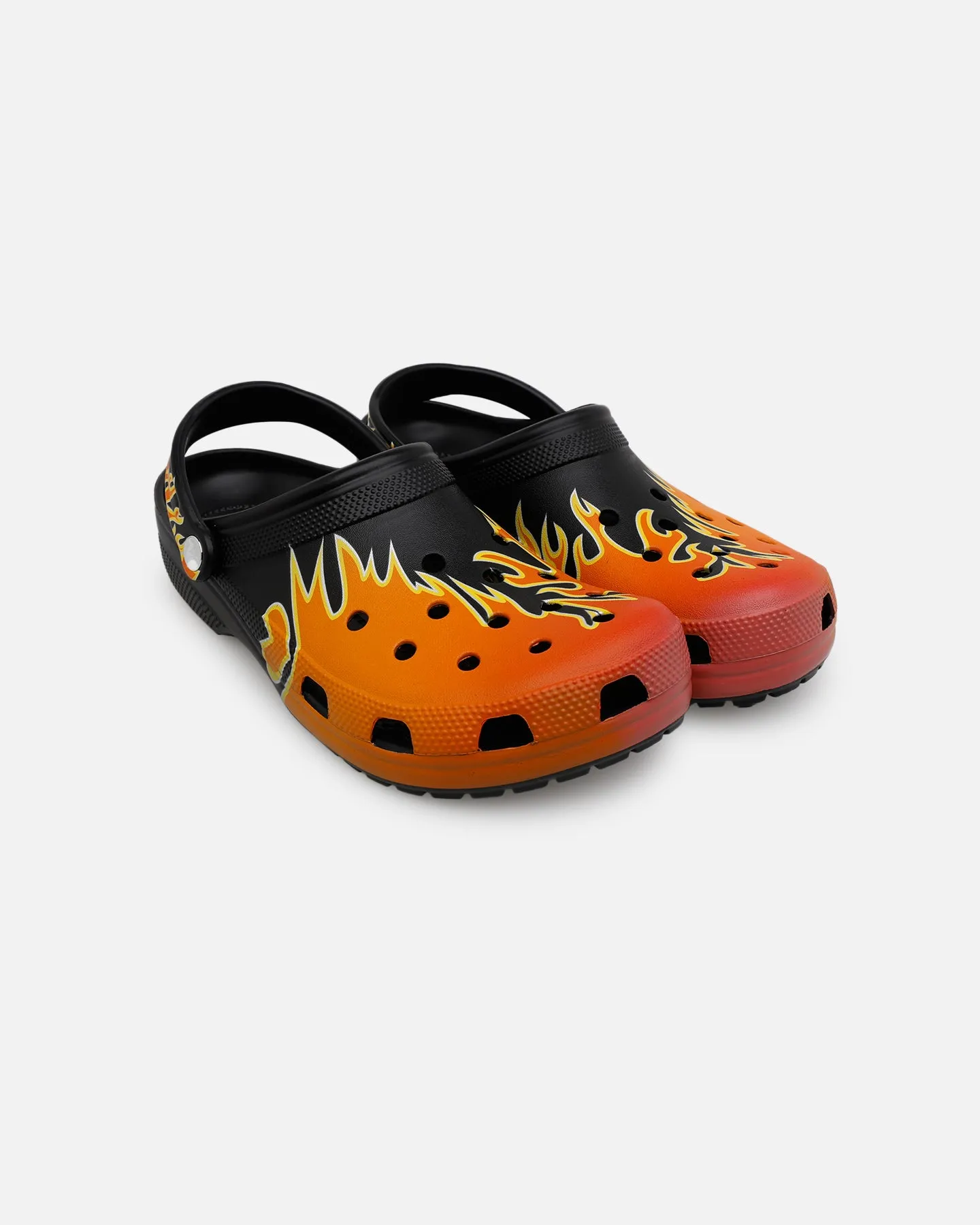 Comfort Shank Crocs Classic Flames Clog Black/Multi
