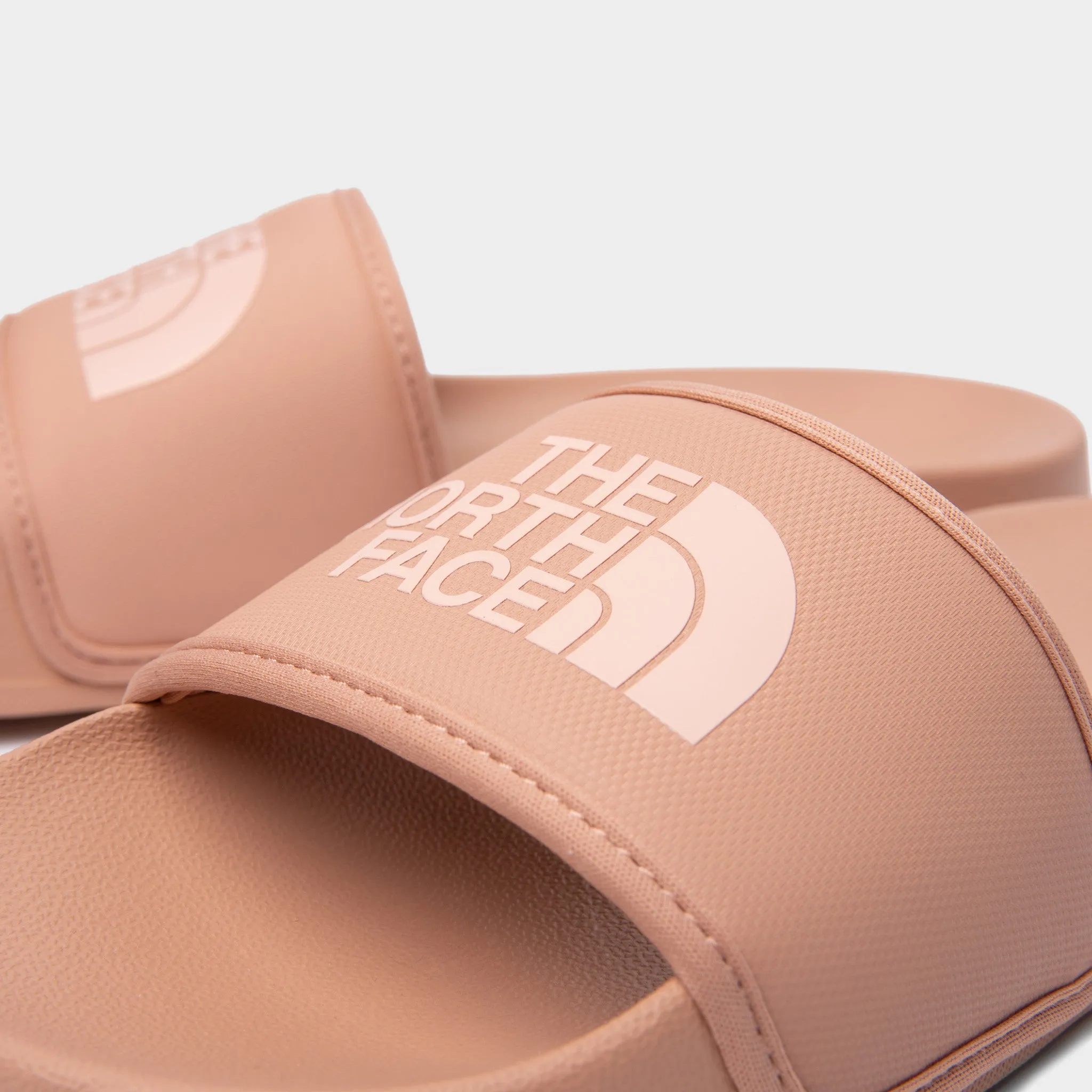 The North Face Women's Base Camp Mini Slide III Cafe Creme / Evening Sand Pink Current Step Modern Street