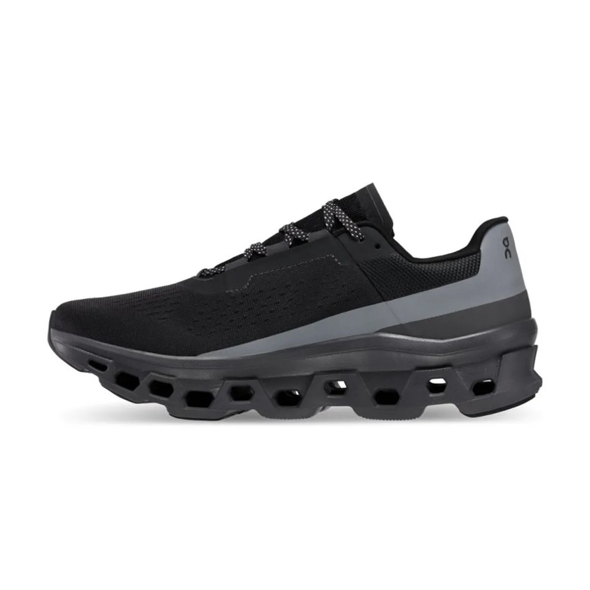Cloudmonster 'Lumos Black' Pure Black Posture aid