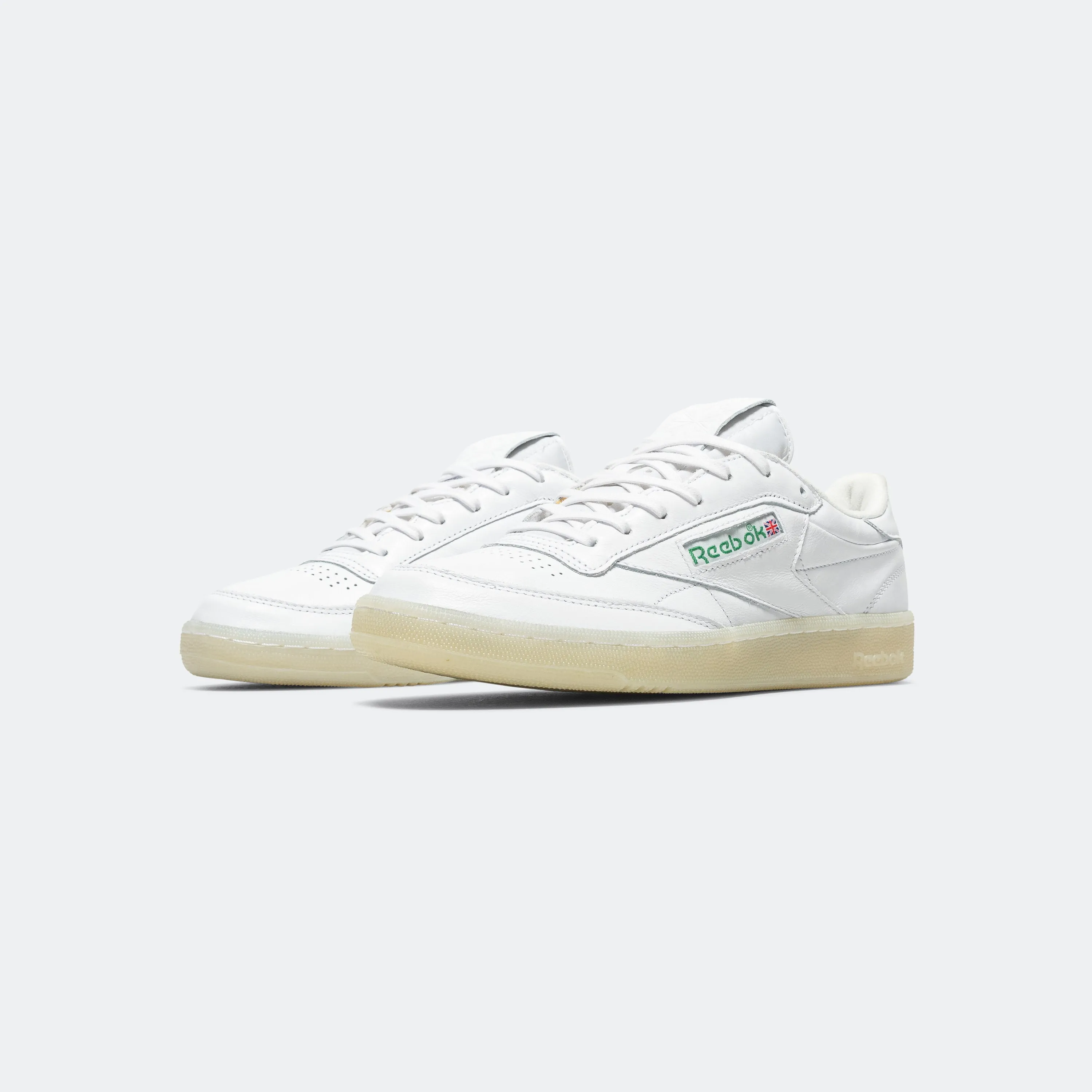 All Seasons Club C 85 Vintage - White/Glen Green/Vector Red