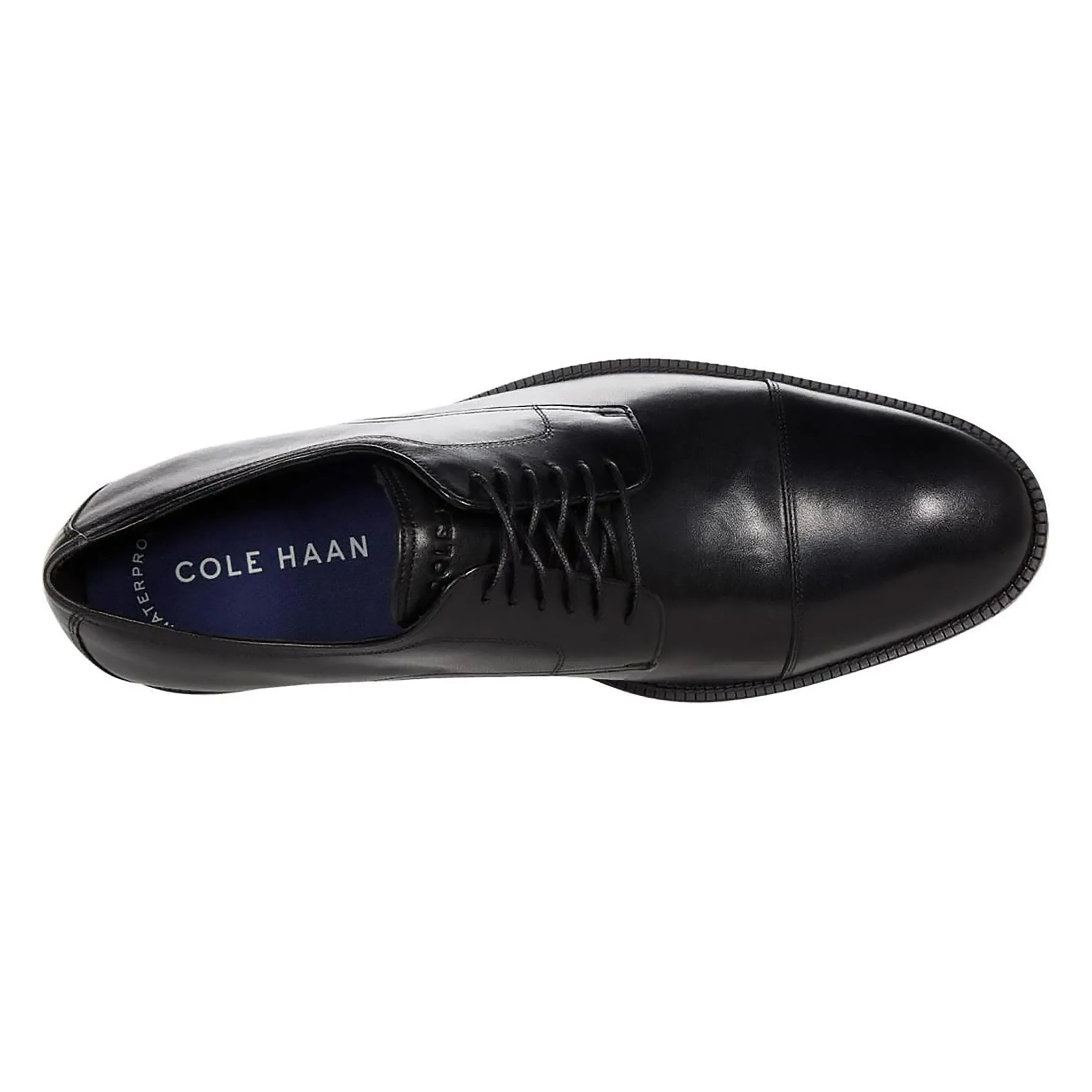 Cole Haan Men's Modern Essentials Cap Oxford Black Waterproof Prestige Shade