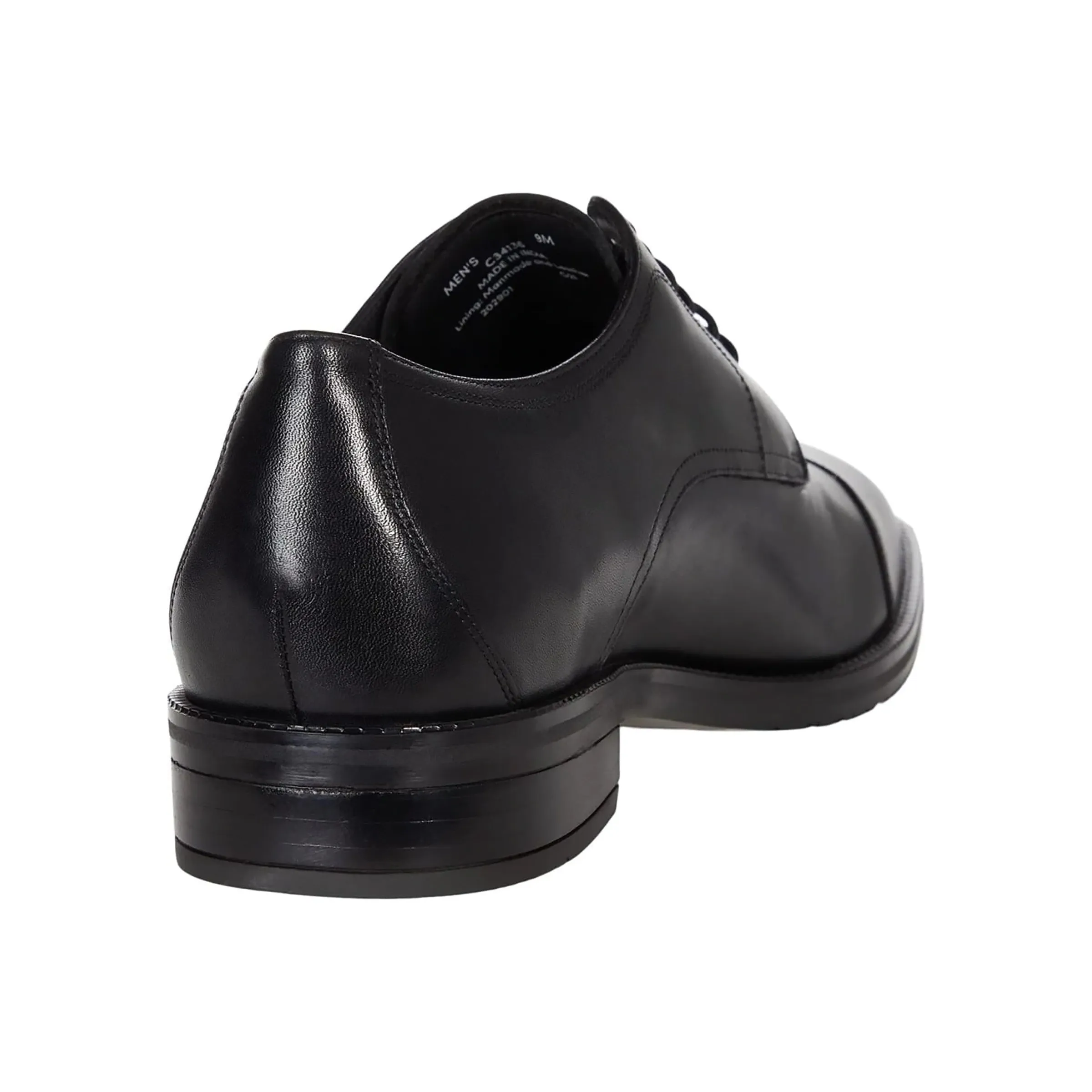 Cole Haan Men's Modern Essentials Cap Oxford Black Waterproof City Prep Calm Step