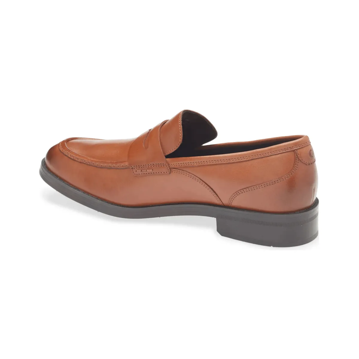 Event Proof Cole Haan Men's Newmark Grand Penny Loafer British Tan/Dark Brown