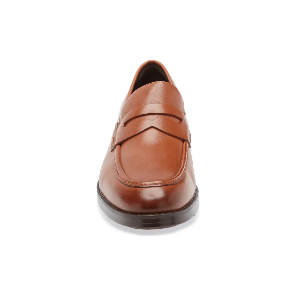 Cole Haan Men's Newmark Grand Penny Loafer British Tan/Dark Brown Business Attire Statement Piece