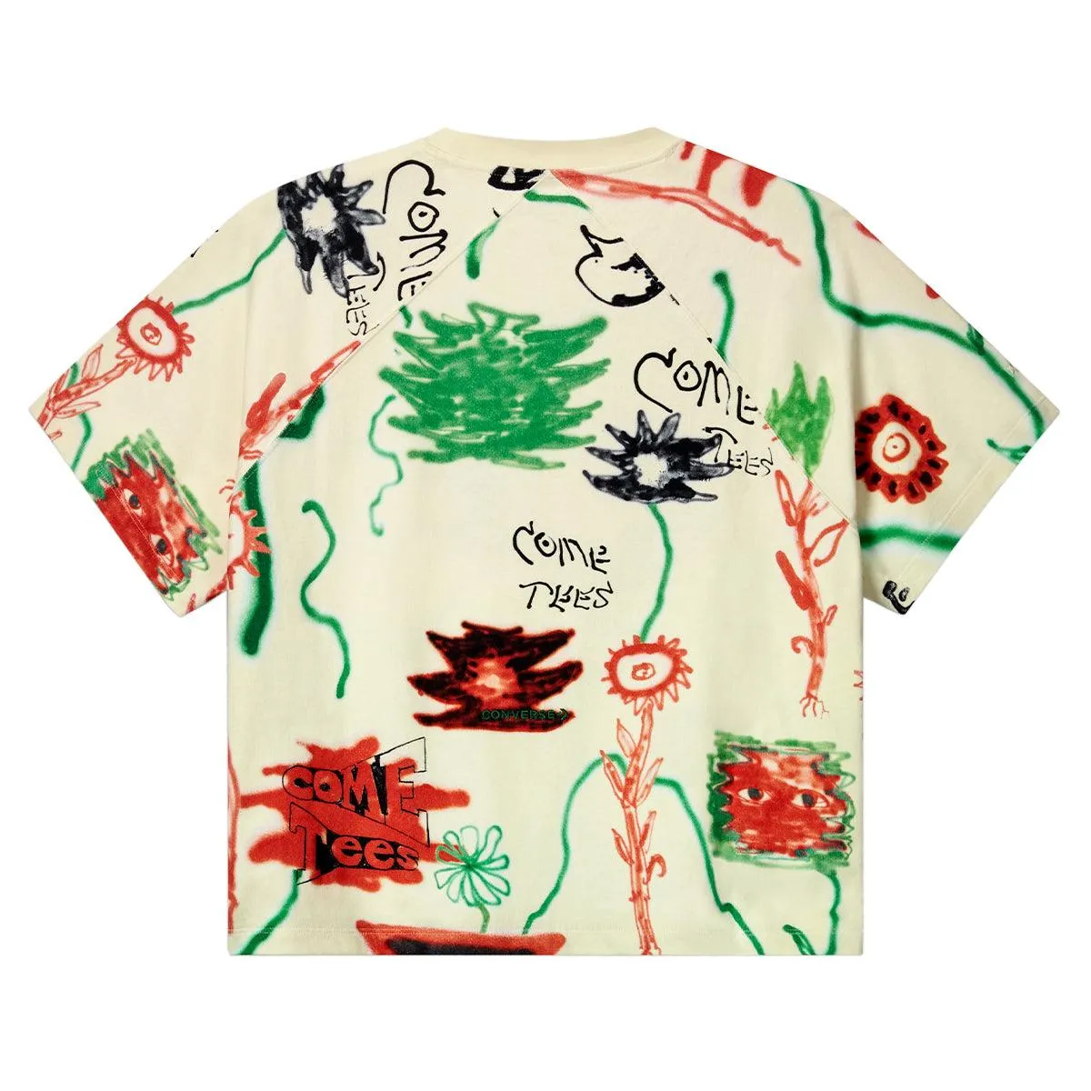 Classy silhouette   Come Tees Triangle Tee 'Floral'
