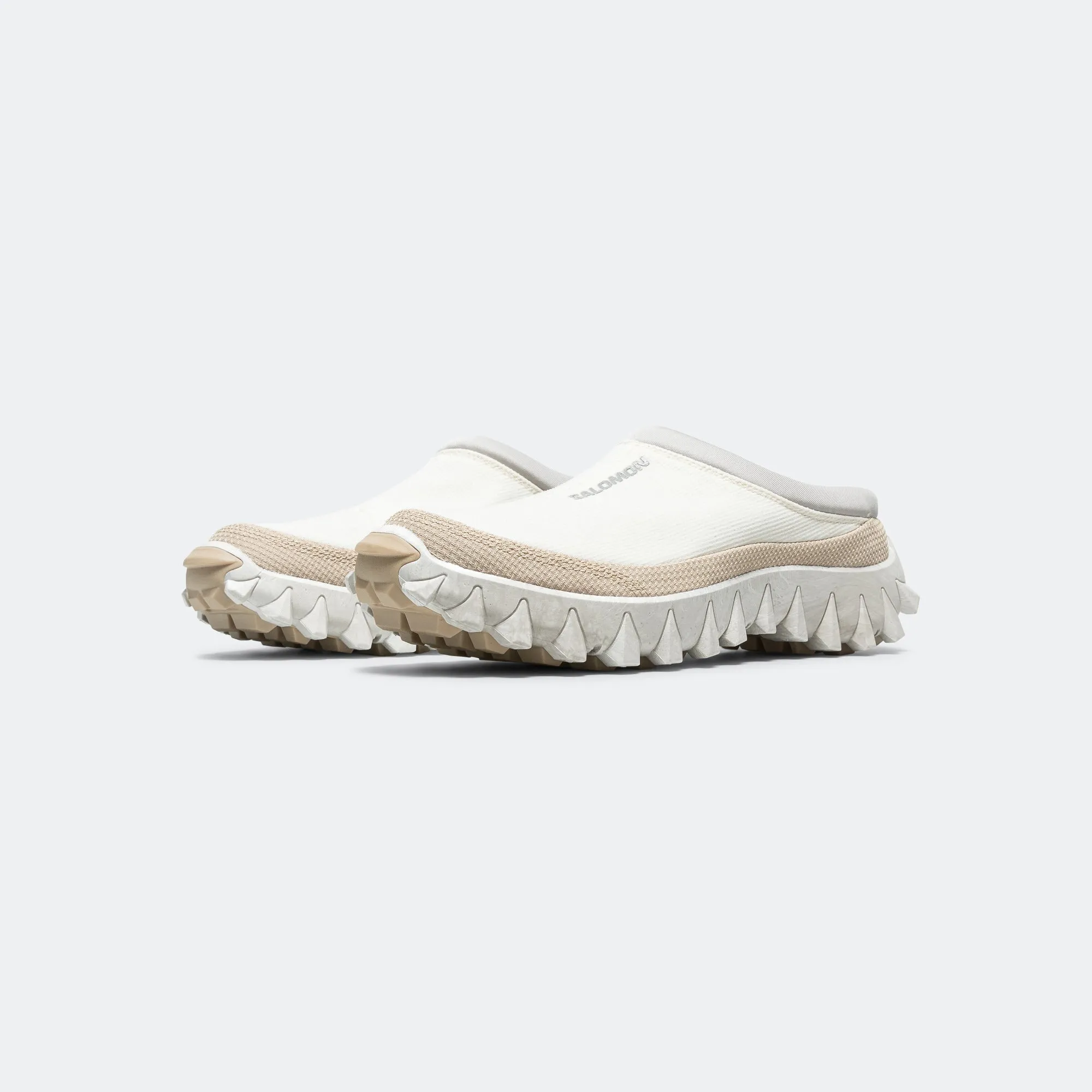 Snowclog - Vanilla Ice/Almond Milk-White Pepper Canvas Fabric Comfortable Run
