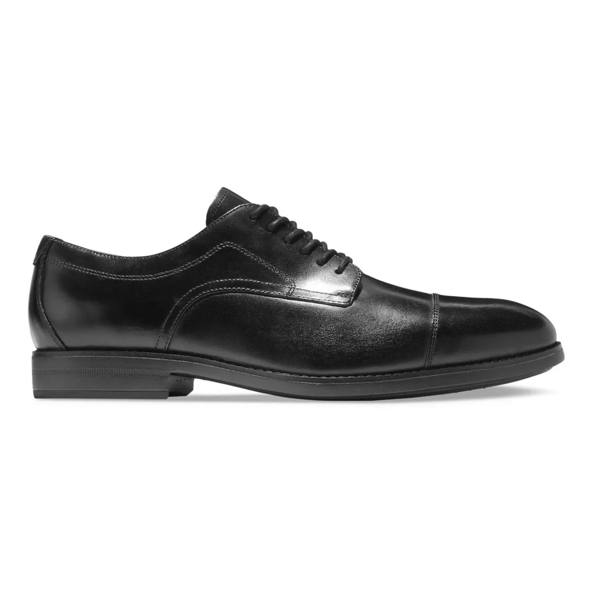 Stylish Finish Cole Haan Men's Harmon Grand Cap Toe Oxford Black Leather