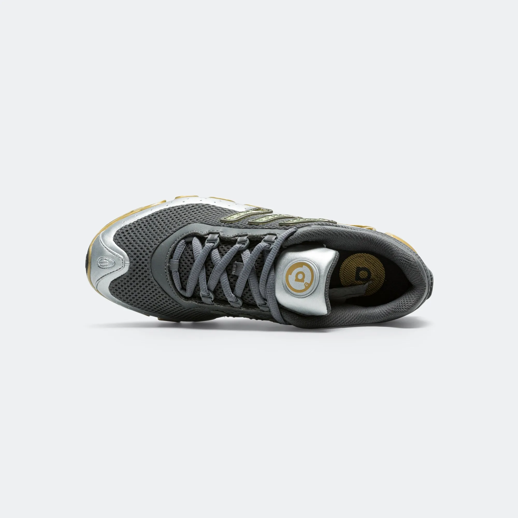 Megaride - Grey Four/Gold Metallic-Metallic Silver Work Walk Easy Movement