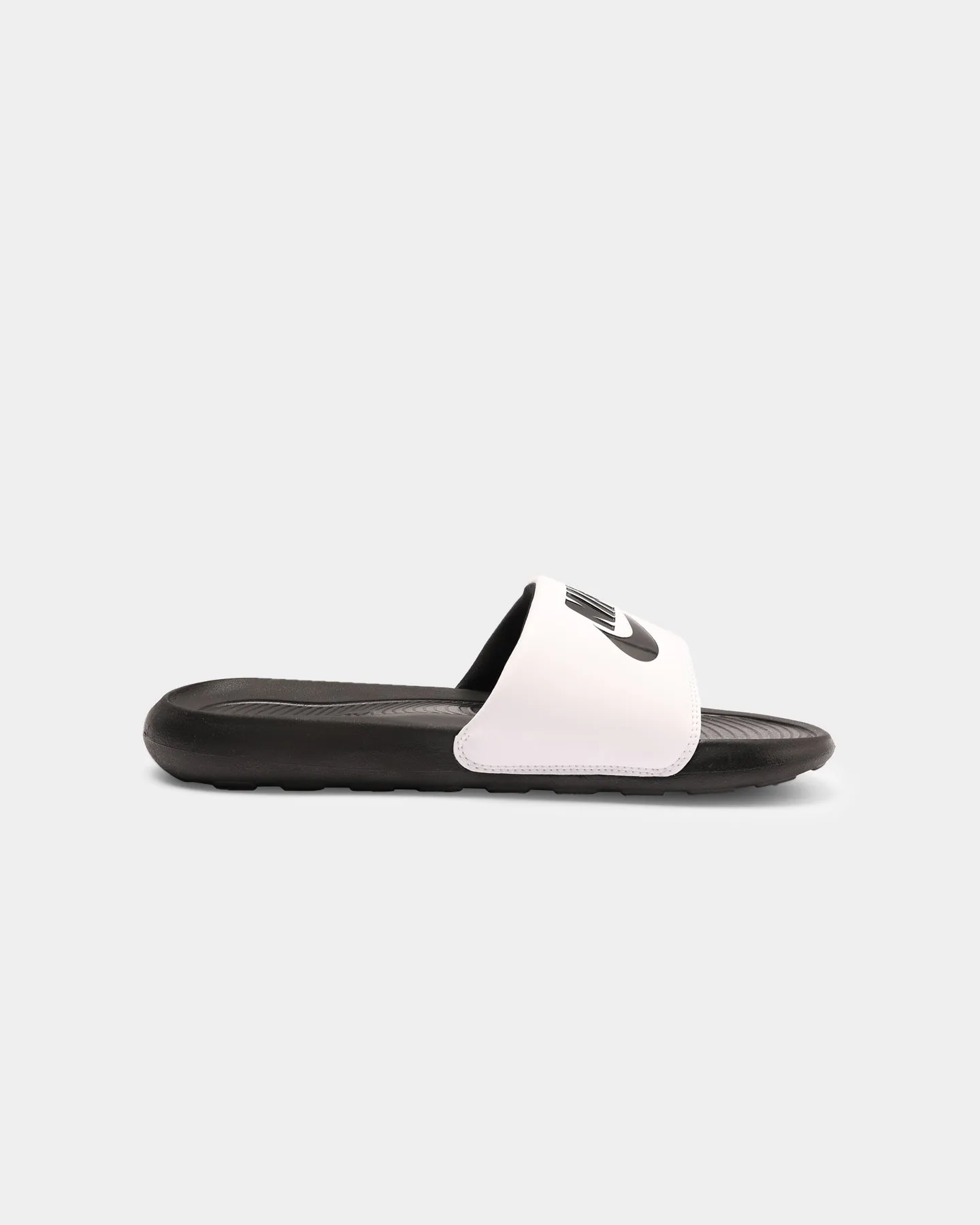 Nike Victori One Slide Black/Black/White Moon Walk quick dry