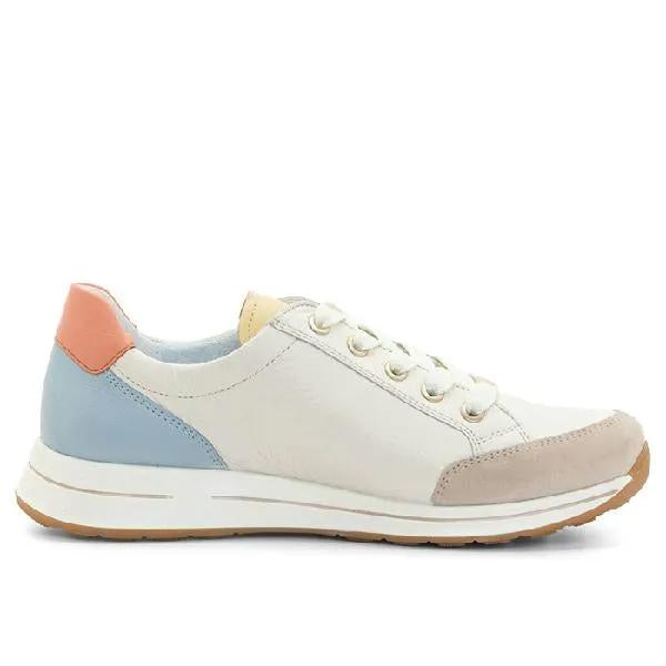 Autumn Style Relaxed Style Womens Ara Oleanna in Cream/Vanilla/Aqua/Peach