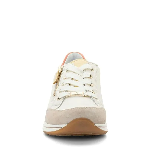 Womens Ara Oleanna in Cream/Vanilla/Aqua/Peach Relax Day Soft Soles