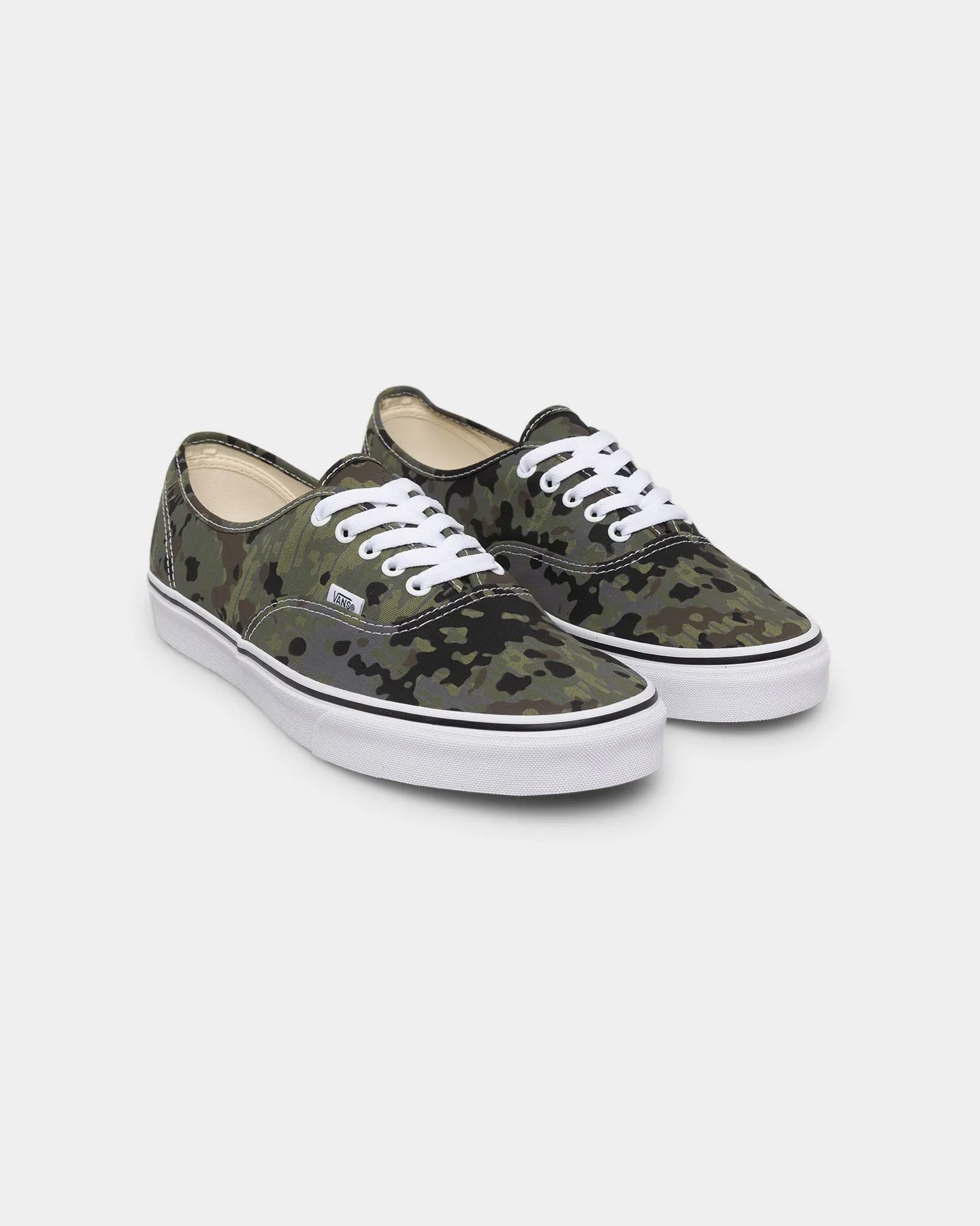 Queen Touch High Arch Vans Authentic Rain Camo Green/Multi
