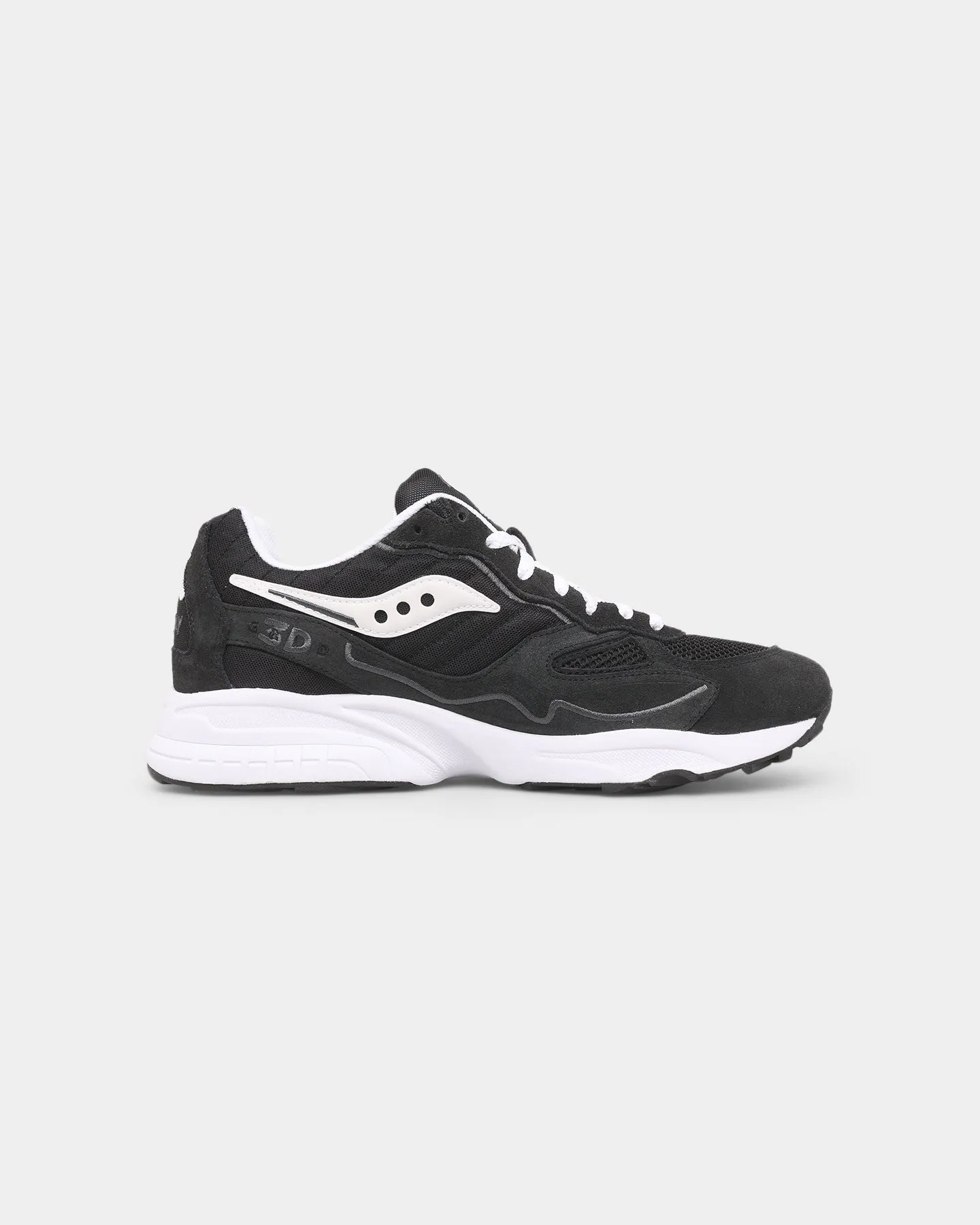 Soft Land Saucony 3D Grid Hurricane Black/White