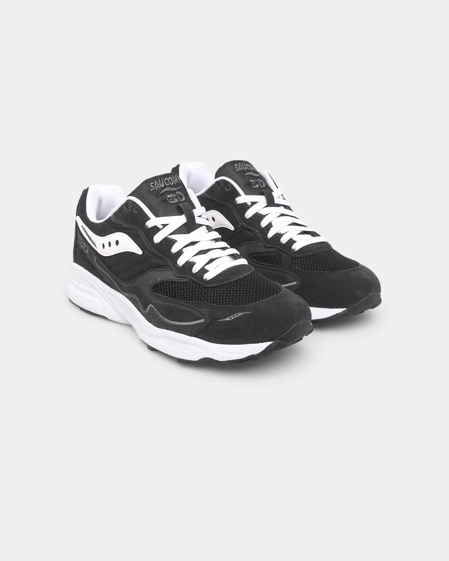 Smooth ride Flexibility Saucony 3D Grid Hurricane Black/White
