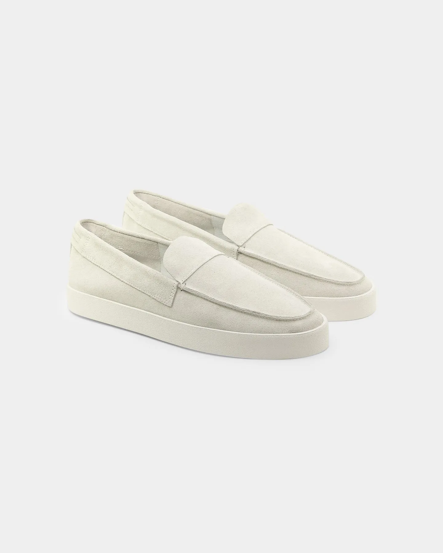 Saint Morta Hemisphere Suede Slip On Loafer White/White Hero Walk
