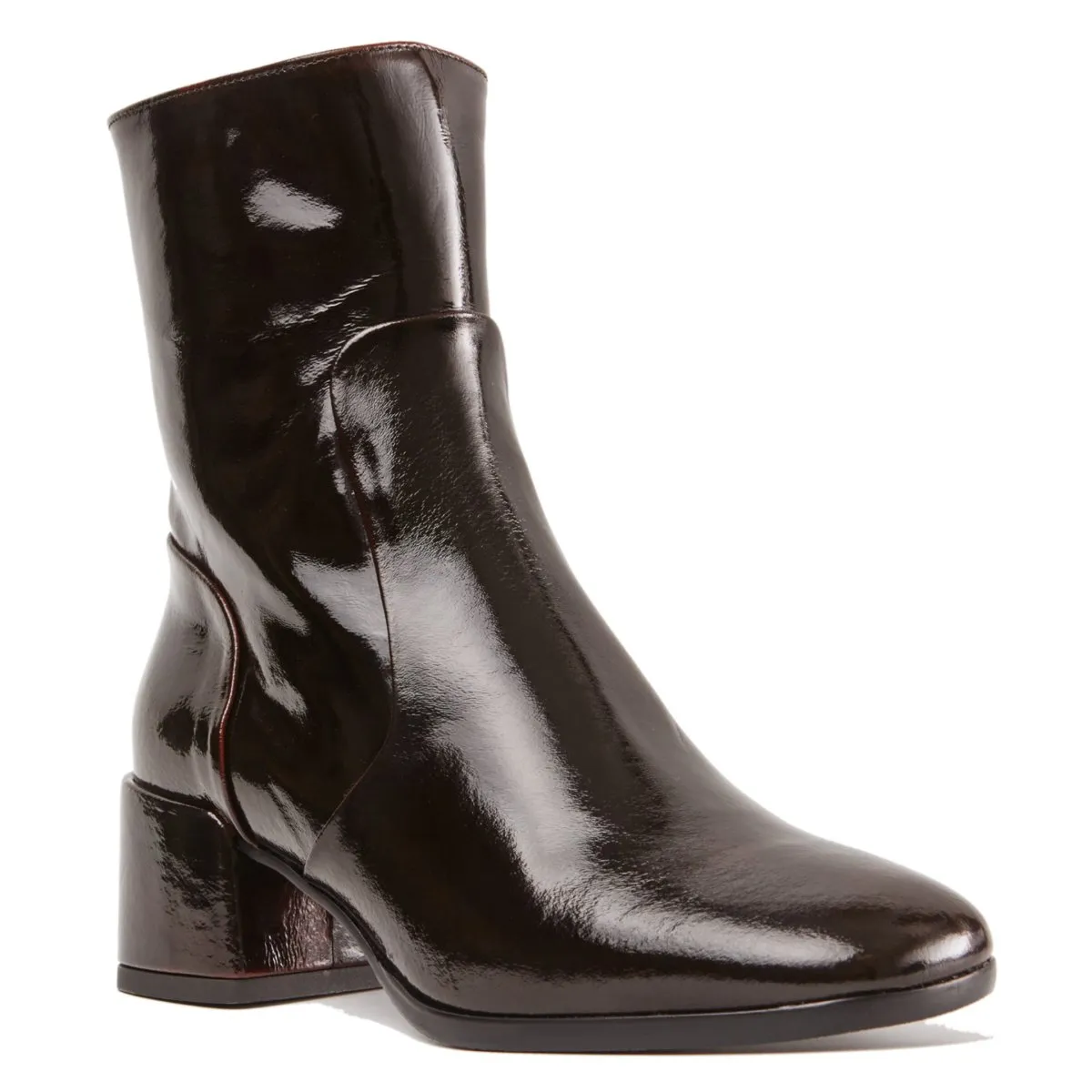 Homers Women's Niki Chestnut Mill/Wine Patent Event Mode Dual Hue