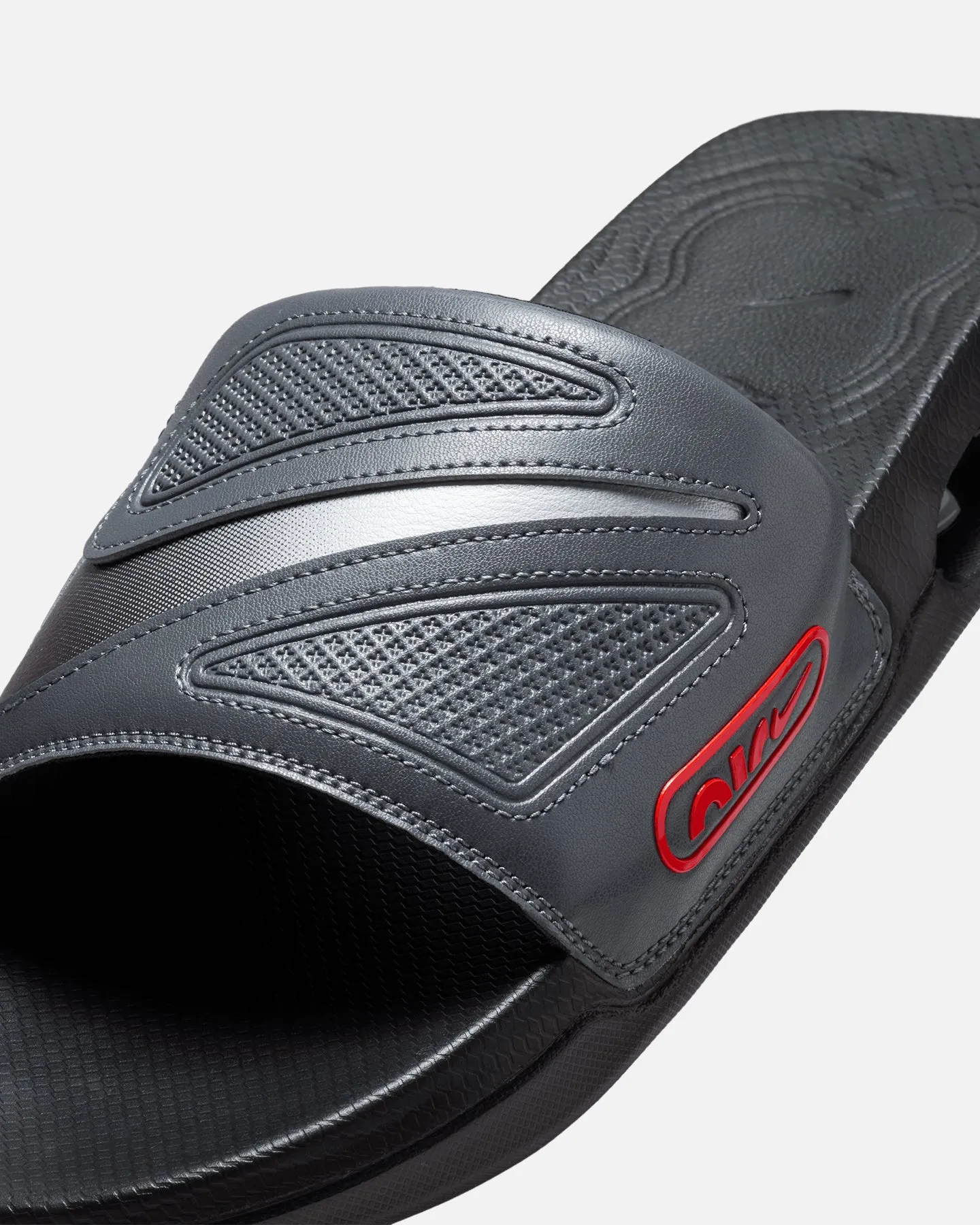 Nike Air Max Cirro Slides Smoke Grey Ocean Walk Padded collar