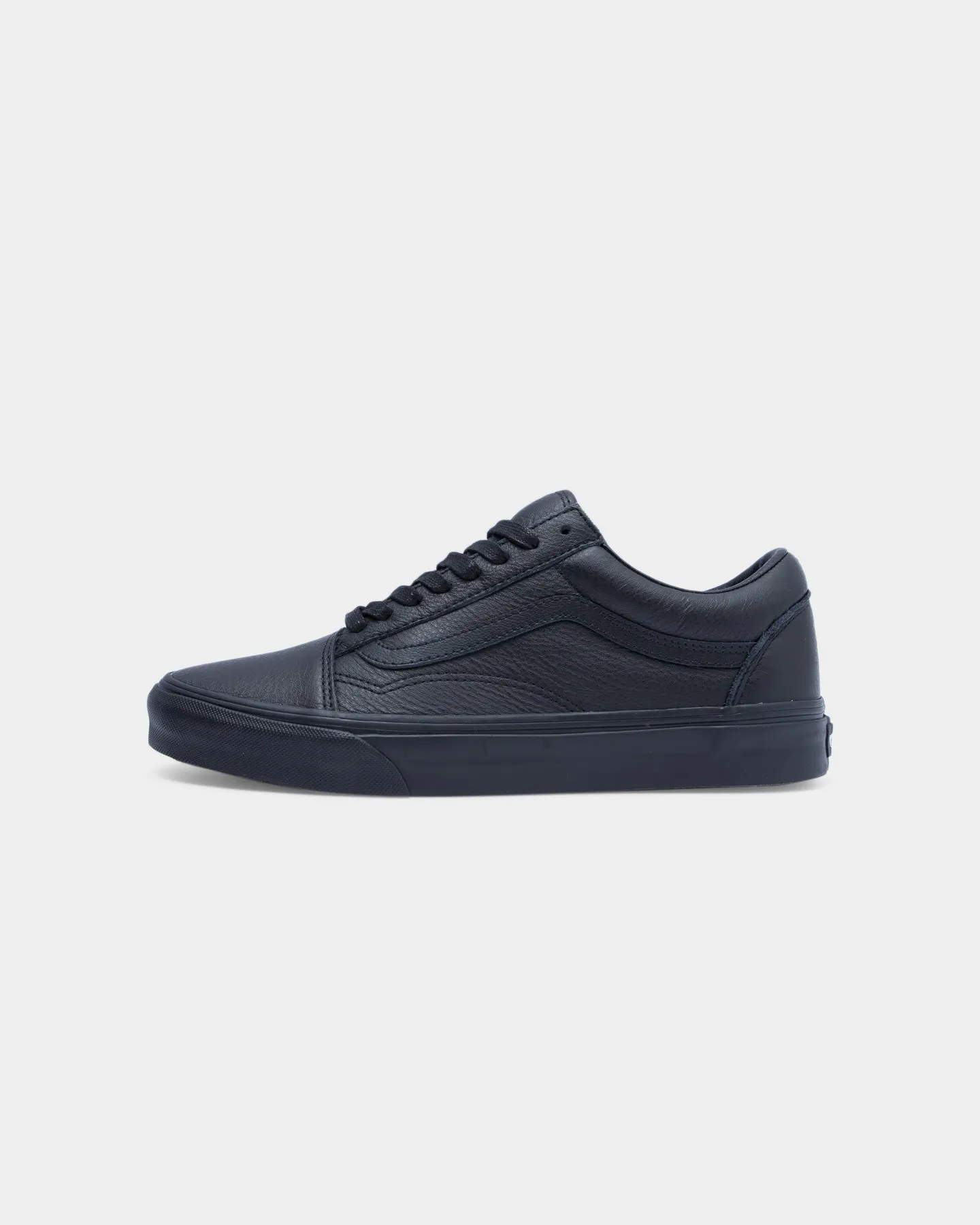 Space Vibe Vans Men's Old Skool (Leather) Black/Black