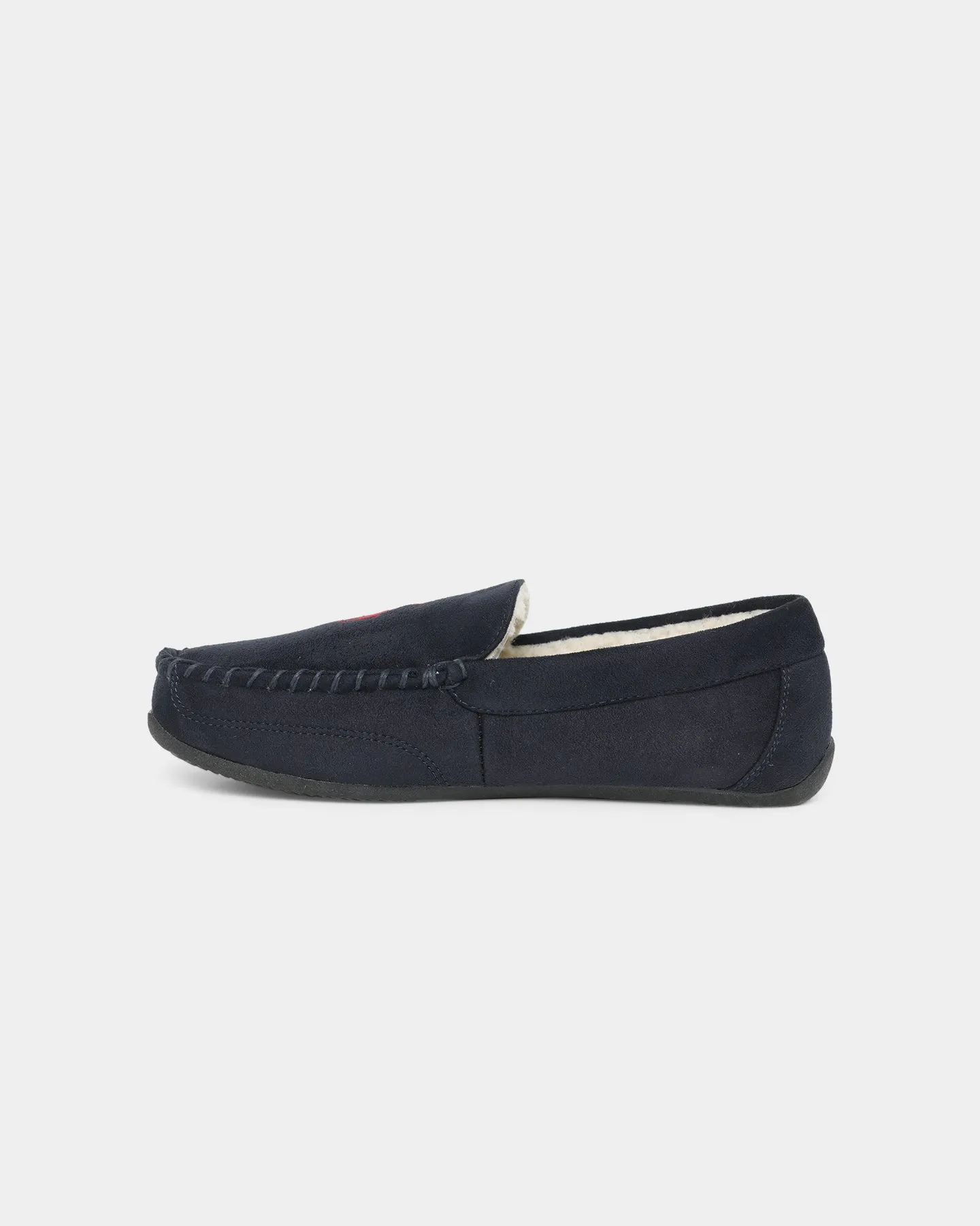 Spring Jump Boat Walk Polo Ralph Lauren Declan Slippers Navy Shearling