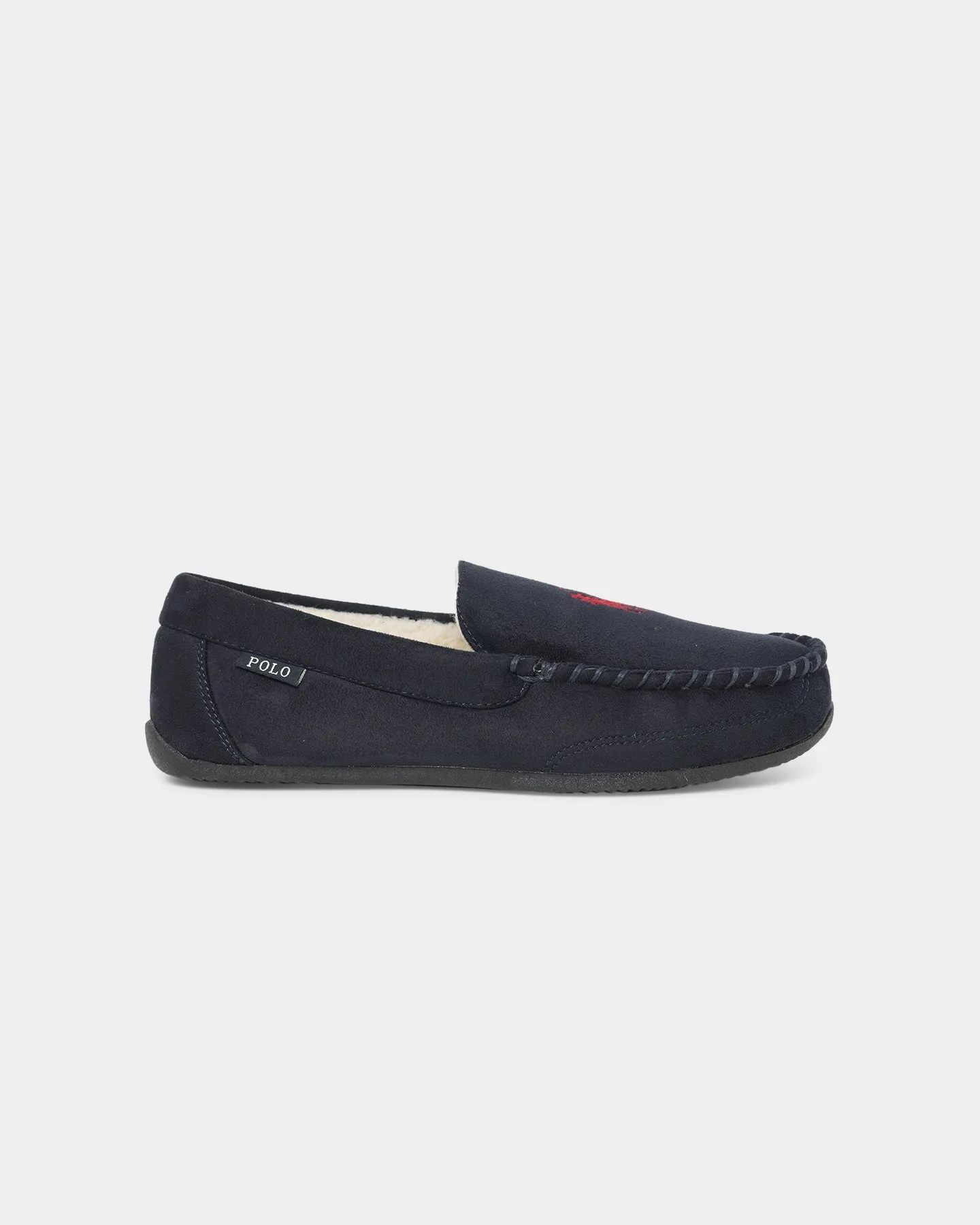 Comfort Step Polo Ralph Lauren Declan Slippers Navy Shearling