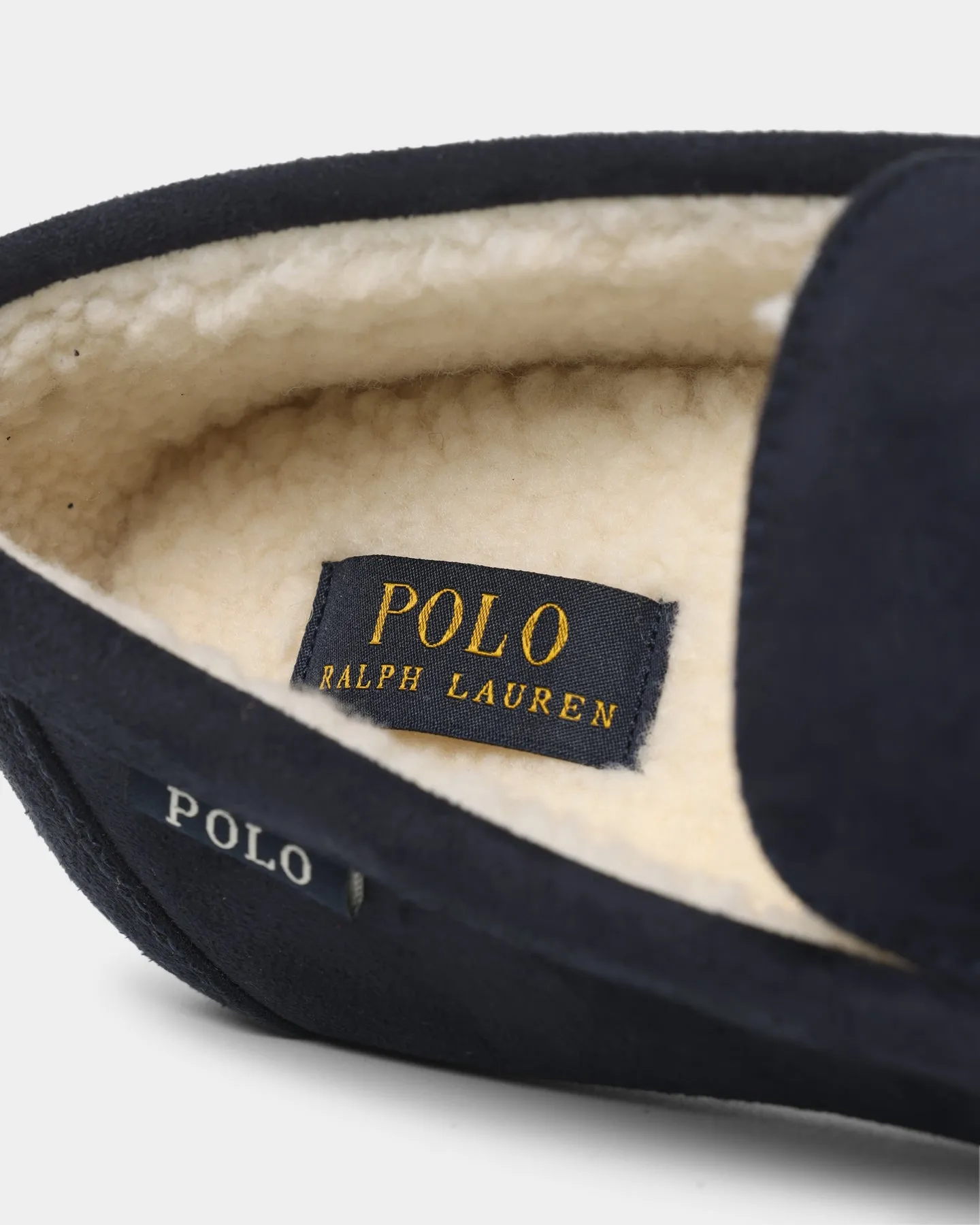 Silent Walk spring fresh Polo Ralph Lauren Declan Slippers Navy Shearling