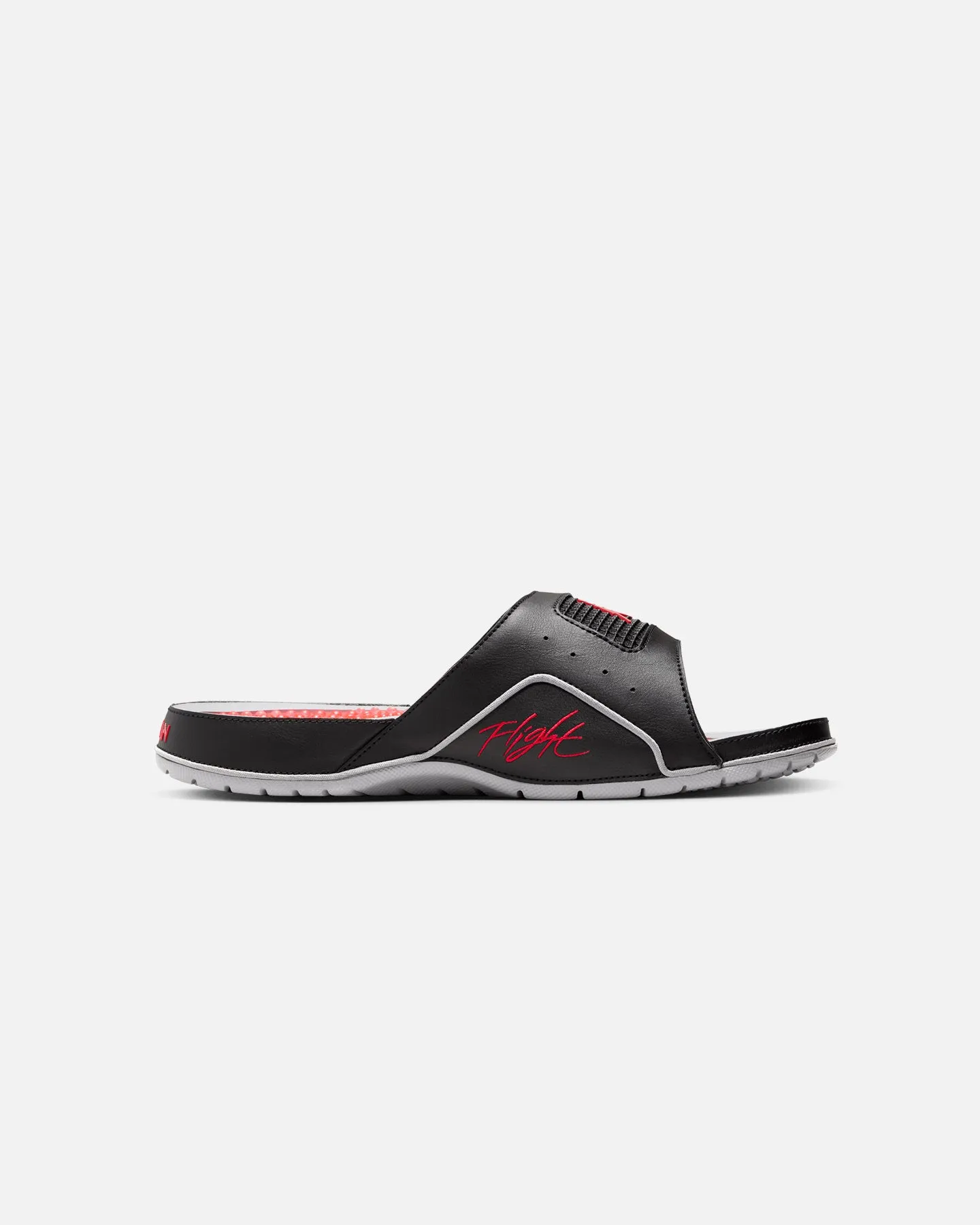 Comfort Shank Durable Construction Jordan Hydro 4 Retro Black/Fire Red