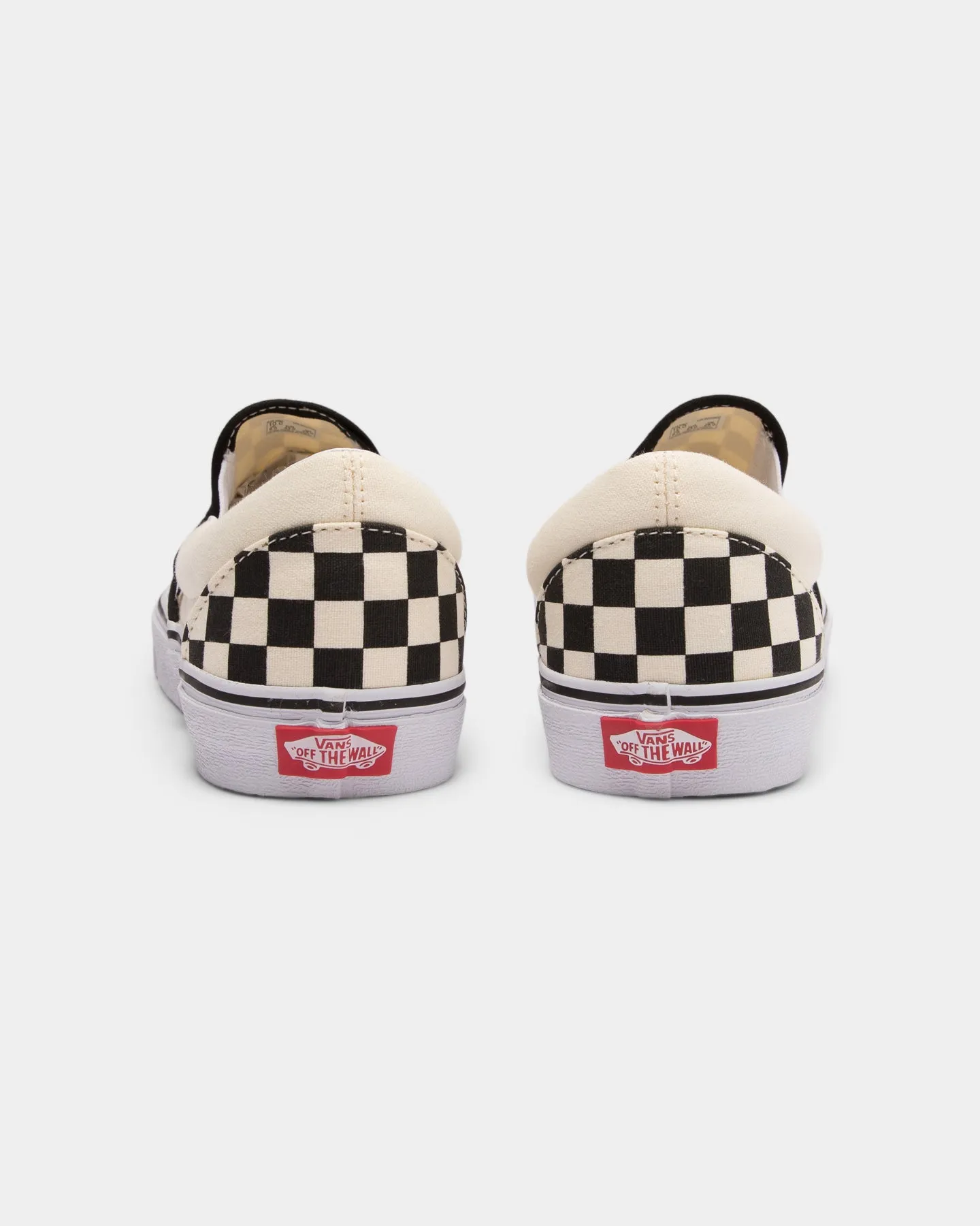 Vans Classic Slip-On (Checkerboard) Black/White Camera Look