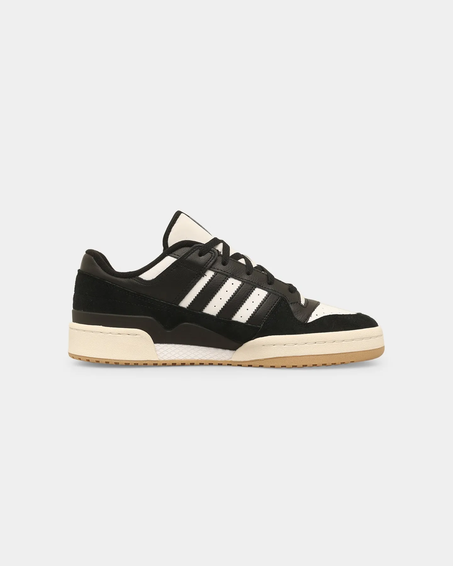 Elastic Adidas Forum Low CL Core Black/Ftwr White