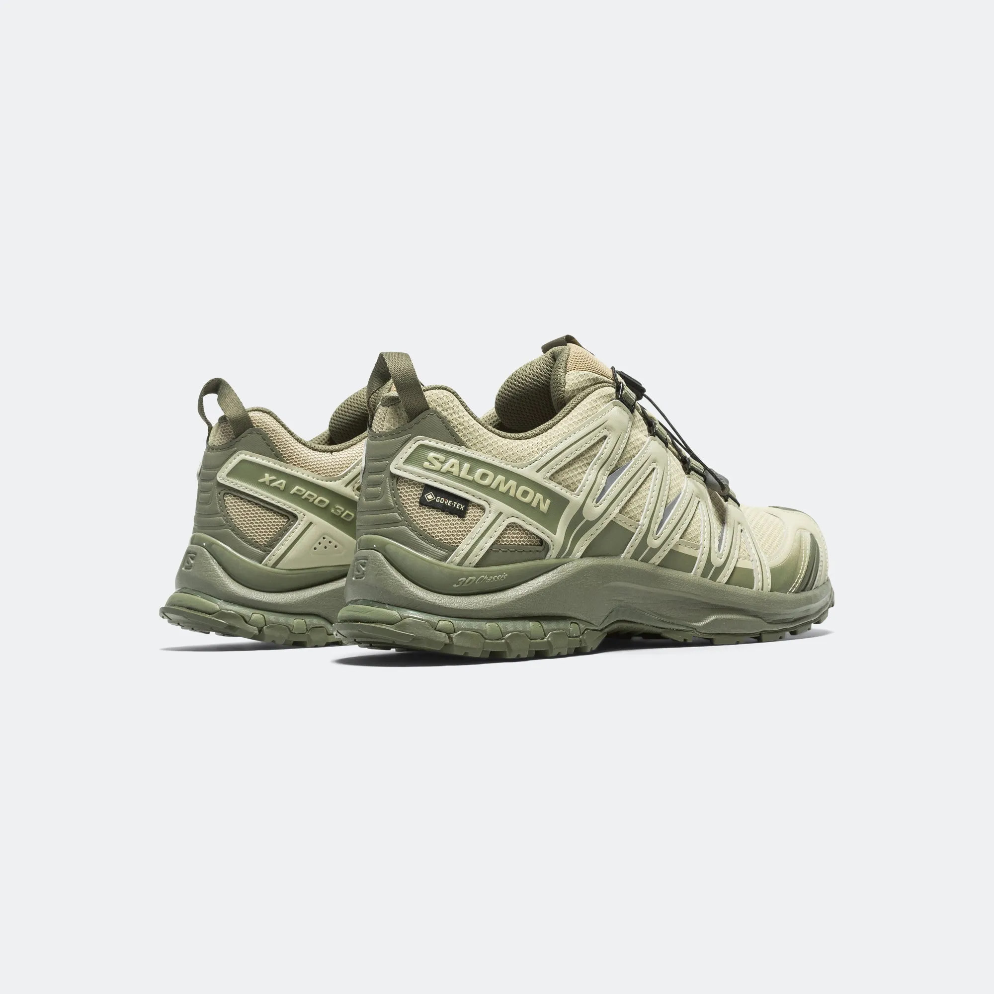 Rubber Traction Grip Shock Diffusion Midsole XA Pro 3D GTX - Grey Green/Alfalfa-Deep Lichen Green