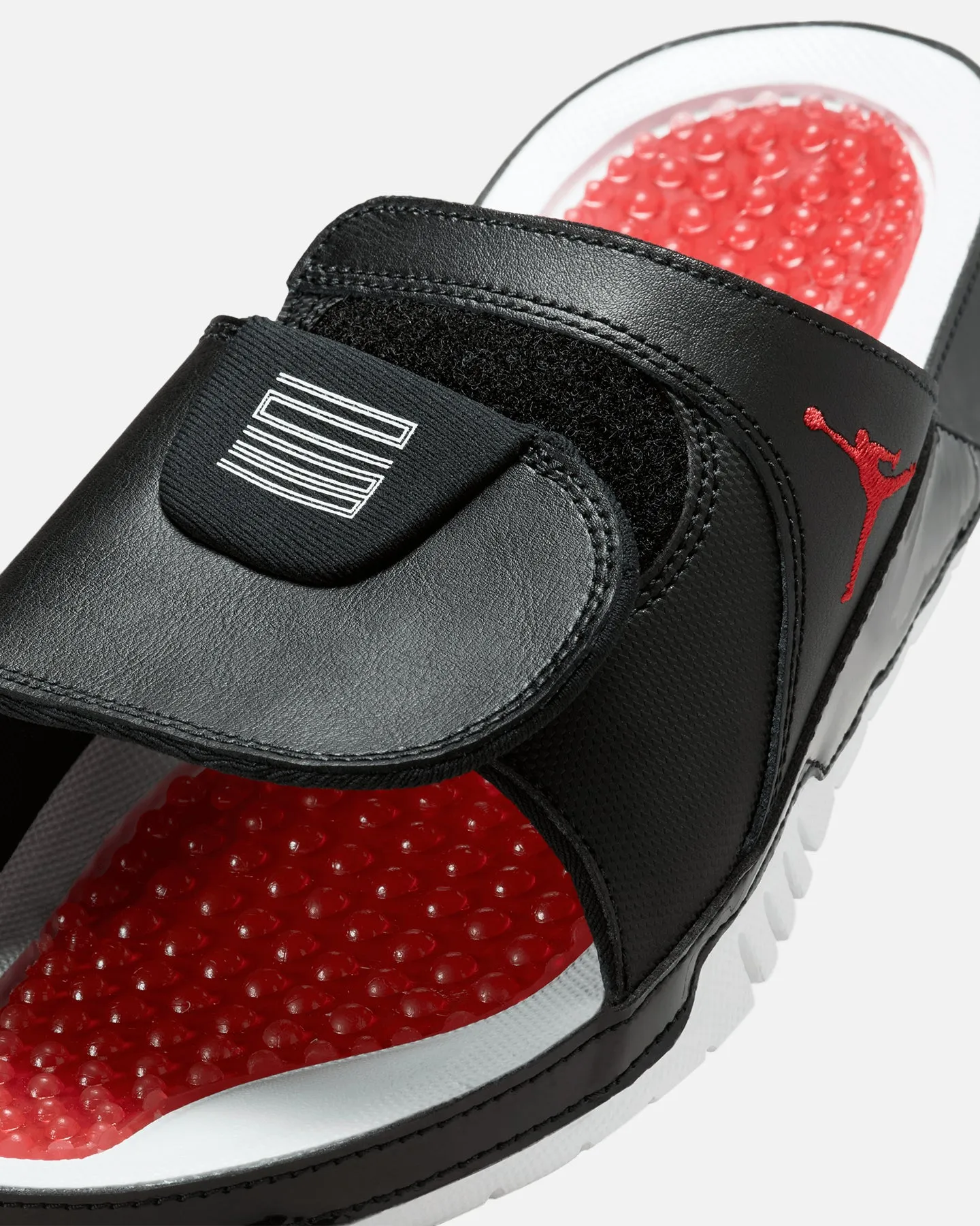Jordan Hydro XI Retro Slides Black/White Memory Foam Cyber Mode