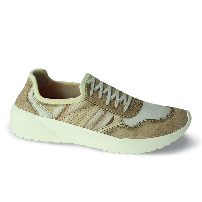 Womens Psudo Court in Golden Stripe Style Blend