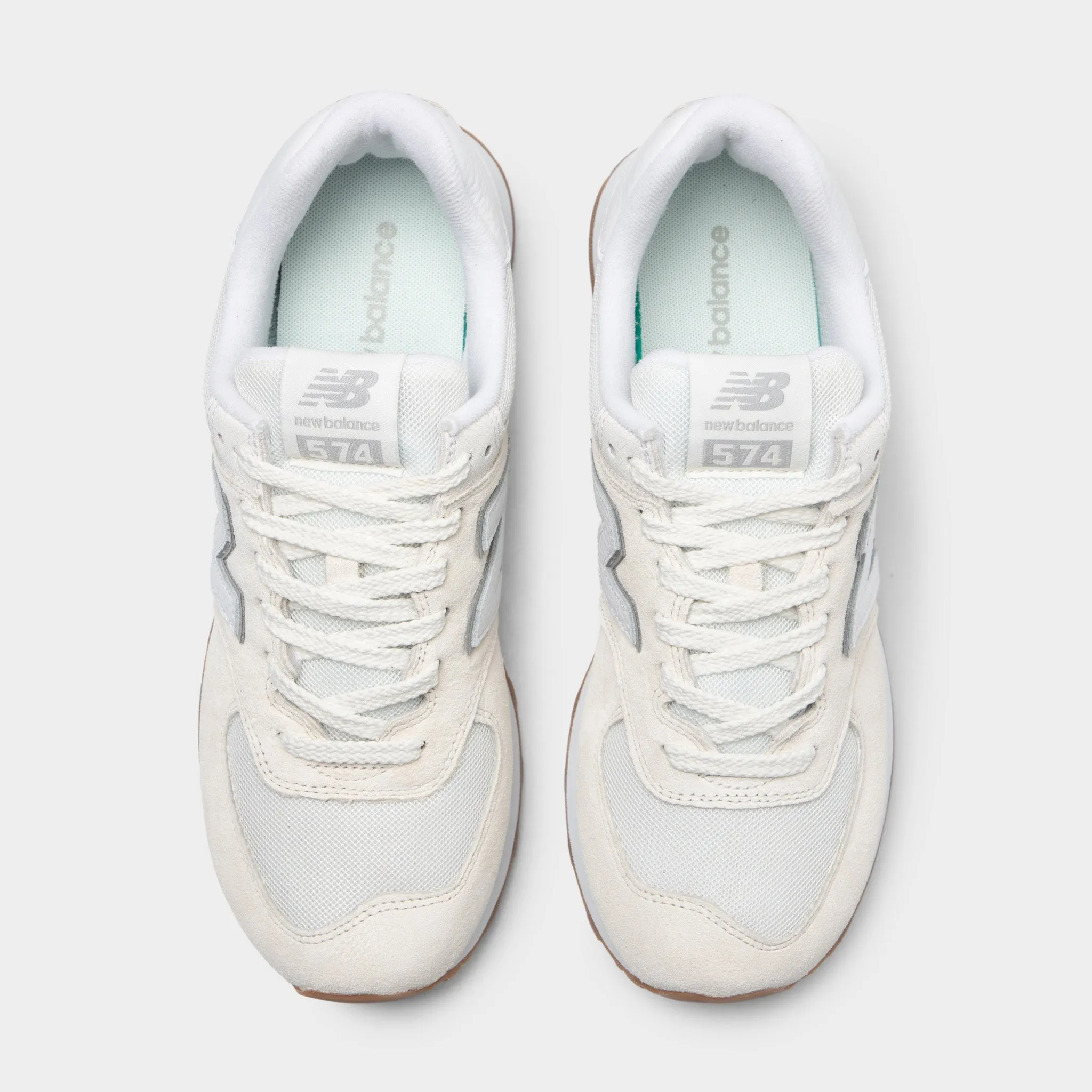 group walk Shine Bright New Balance 574 Sea Salt / White - Concrete