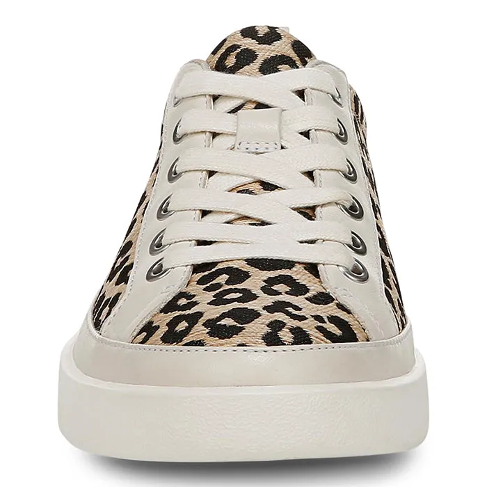 Womens Vionic Winny Lace Up Sneaker in Natural Leopard clean look Stride Ready