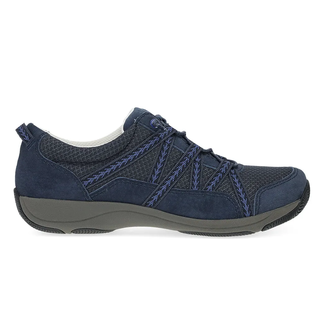 Womens Dansko Harlyn in Navy Ventilated Side Long Haul