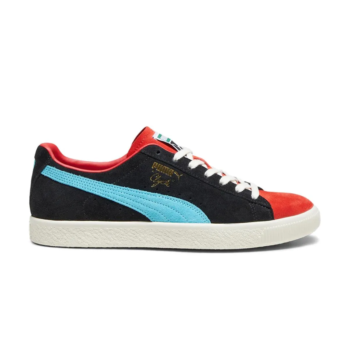 Clyde OG 'PUMA Black For All Time Red' Comfort Ankle High Top