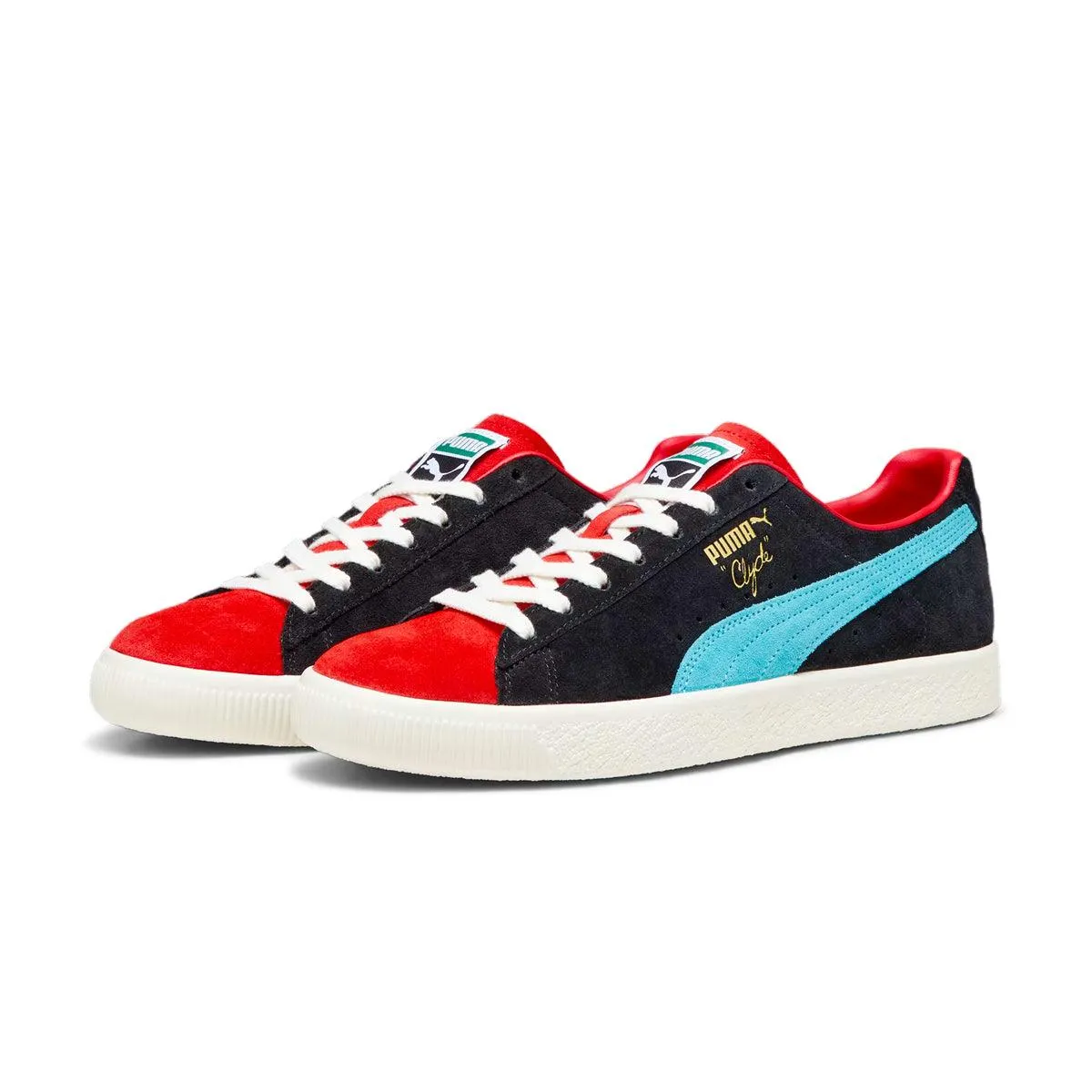 Clyde OG 'PUMA Black For All Time Red' Strap Mode