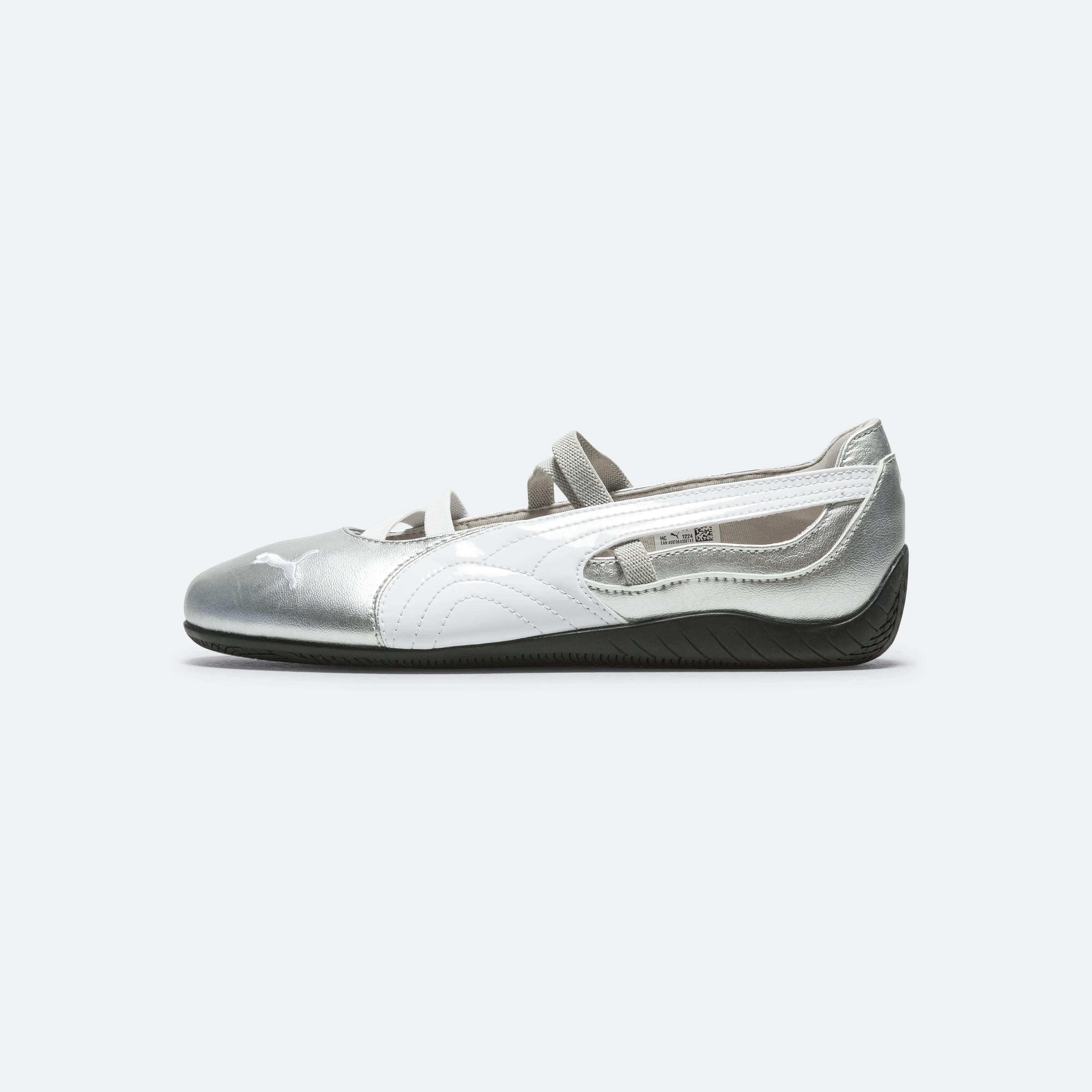 Womens Speedcat Ballet Metallic - Puma Silver Lace Up Closure Systems