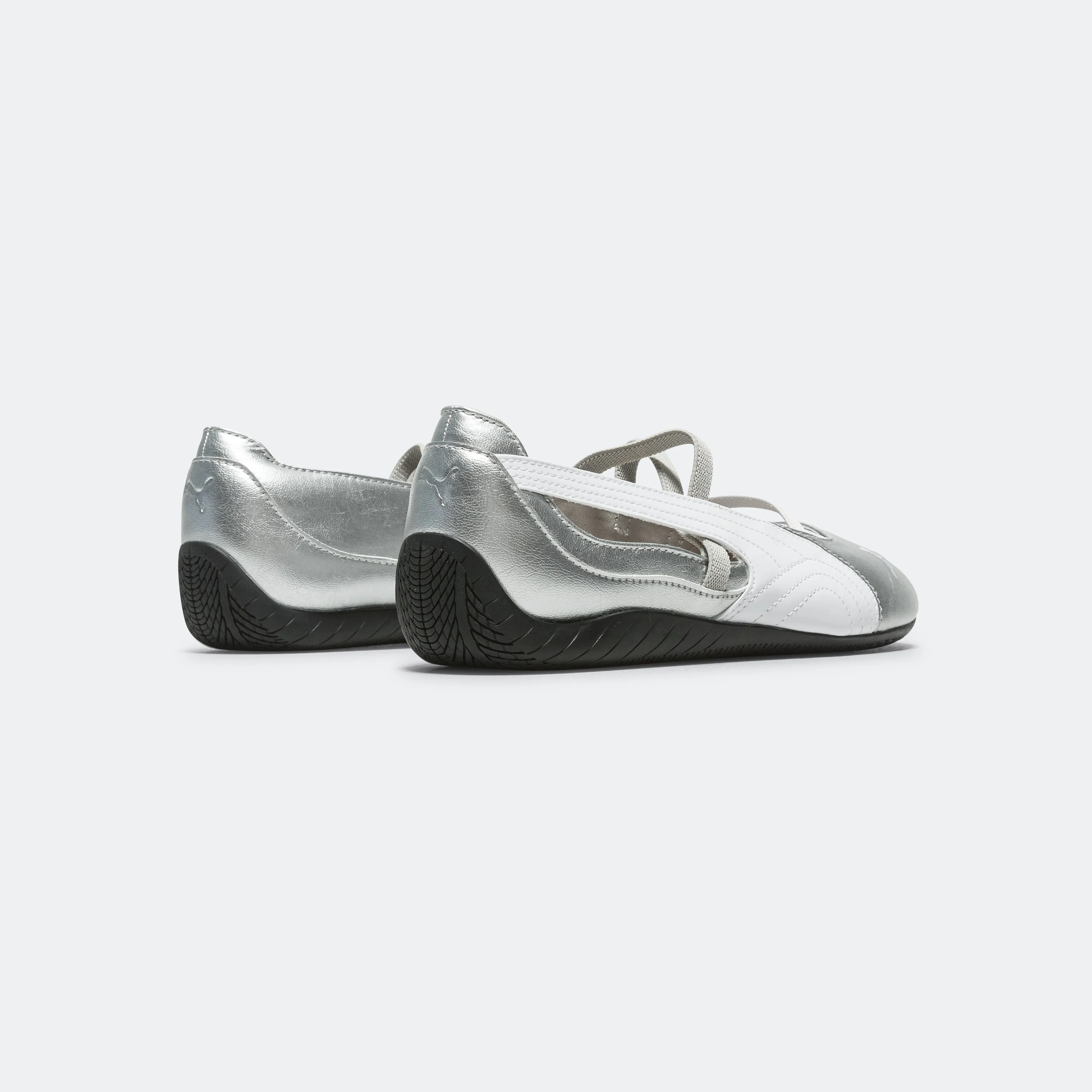 Padded Arch Shock Diffusing Platform Womens Speedcat Ballet Metallic - Puma Silver