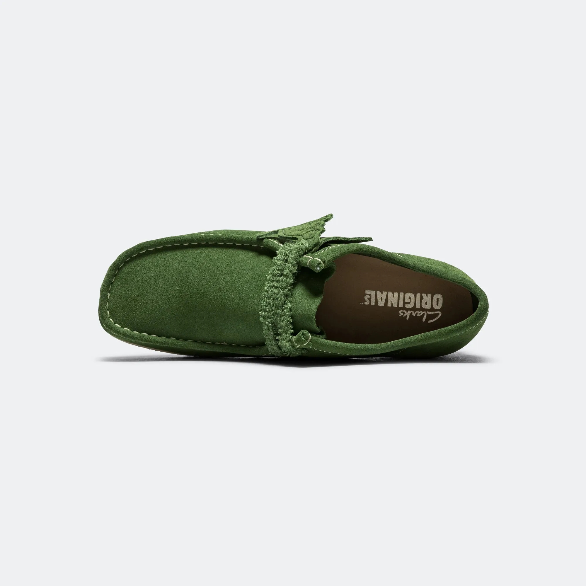 Vulcanized Sole Wallabee - Green Suede
