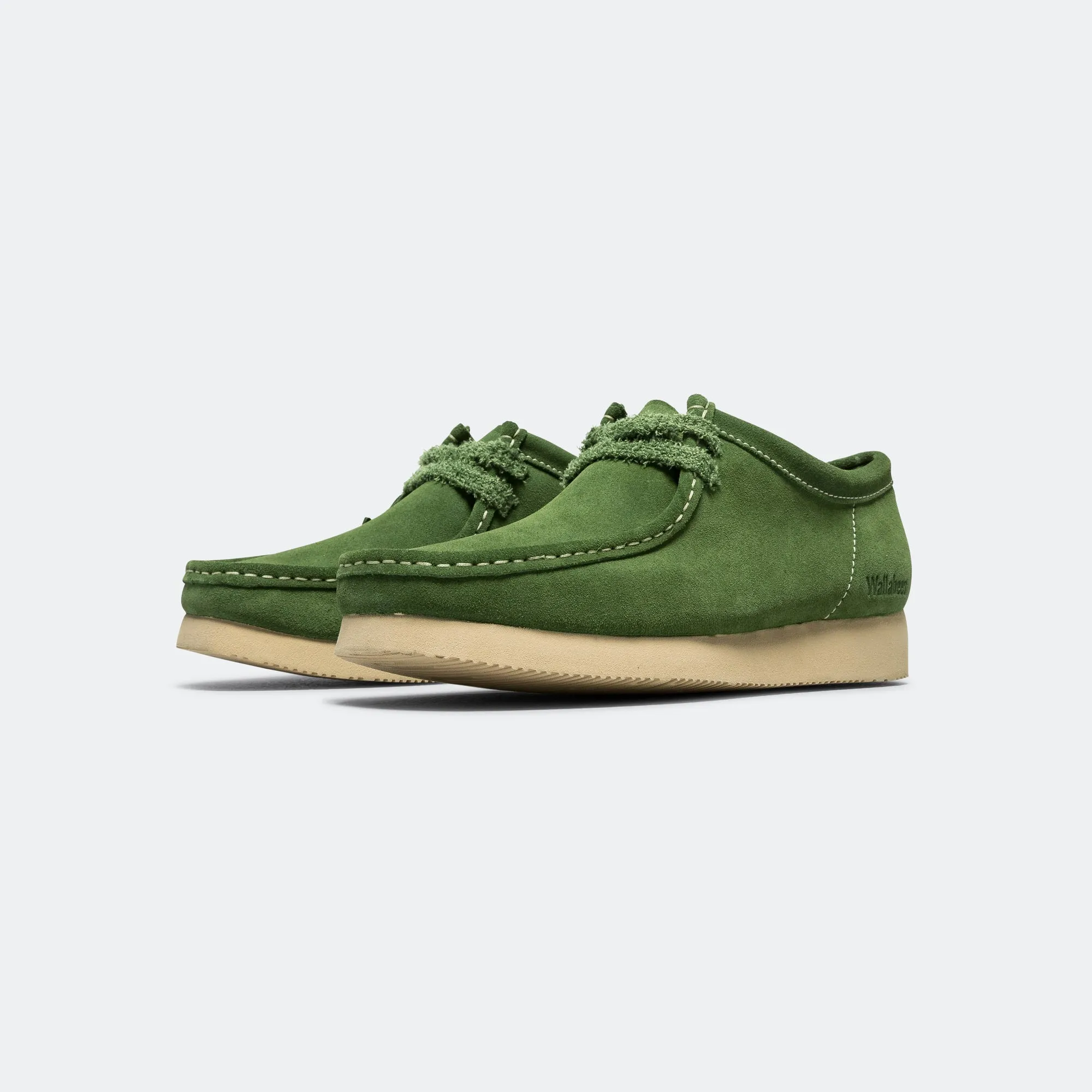 Rigidity Control Wallabee - Green Suede