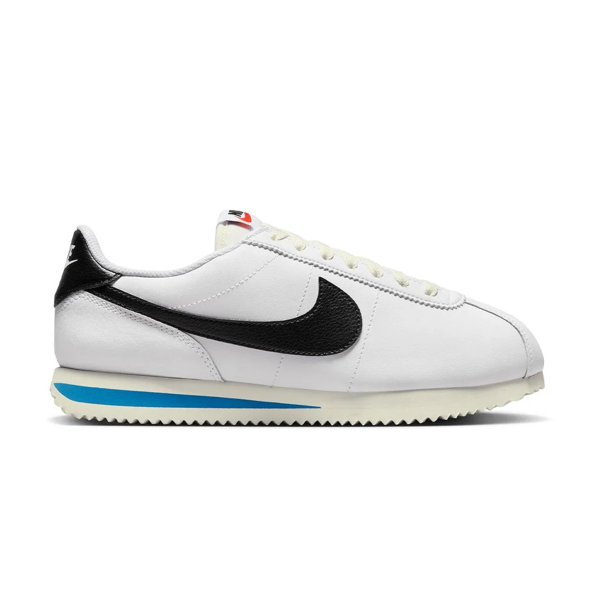Wmns Cortez 'White Black Light Photo Blue' Bright Gold
