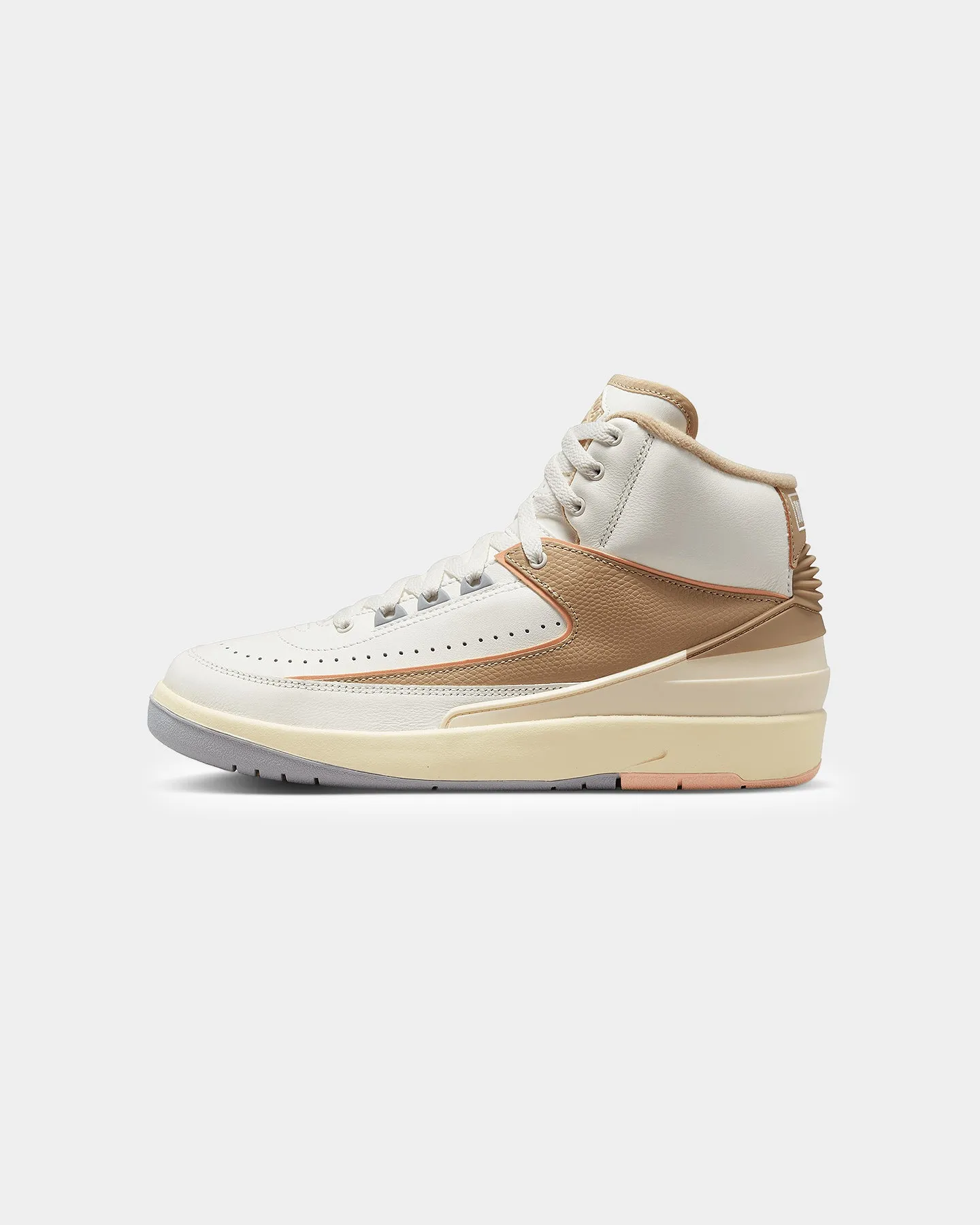 Heel Support Chunky Jordan Women's Air Jordan 2 Retro "Sunset Haze" Sail/Desert Sun
