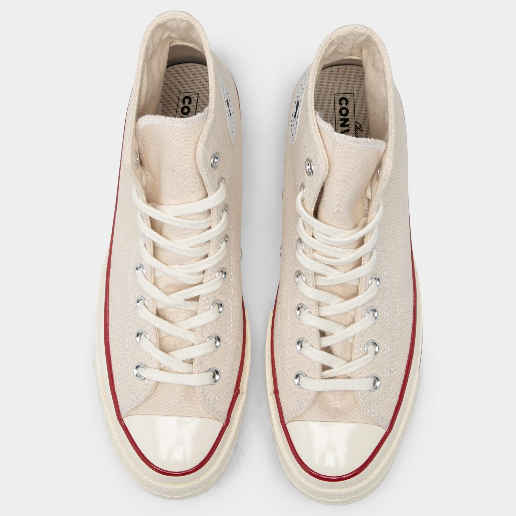 Durable Fabric Rubber Sole Converse Chuck 70 Hi / Parchment