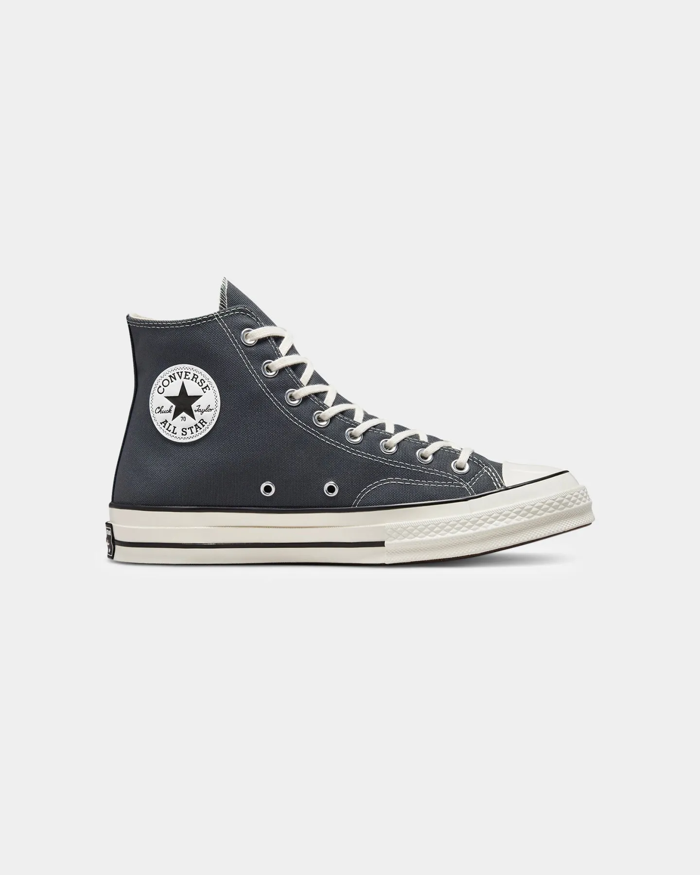 Concert Mood Molded Insole Converse Chuck 70 Hi Vintage Canvas Iron Grey/Egret