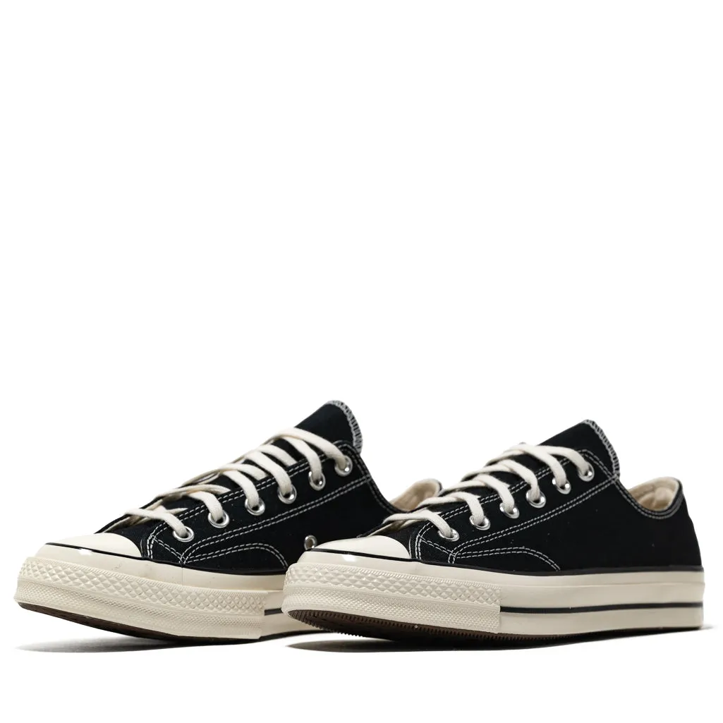 Secure Lace Lock Smooth Entry Converse Chuck 70 Low - Canvas Black/Black
