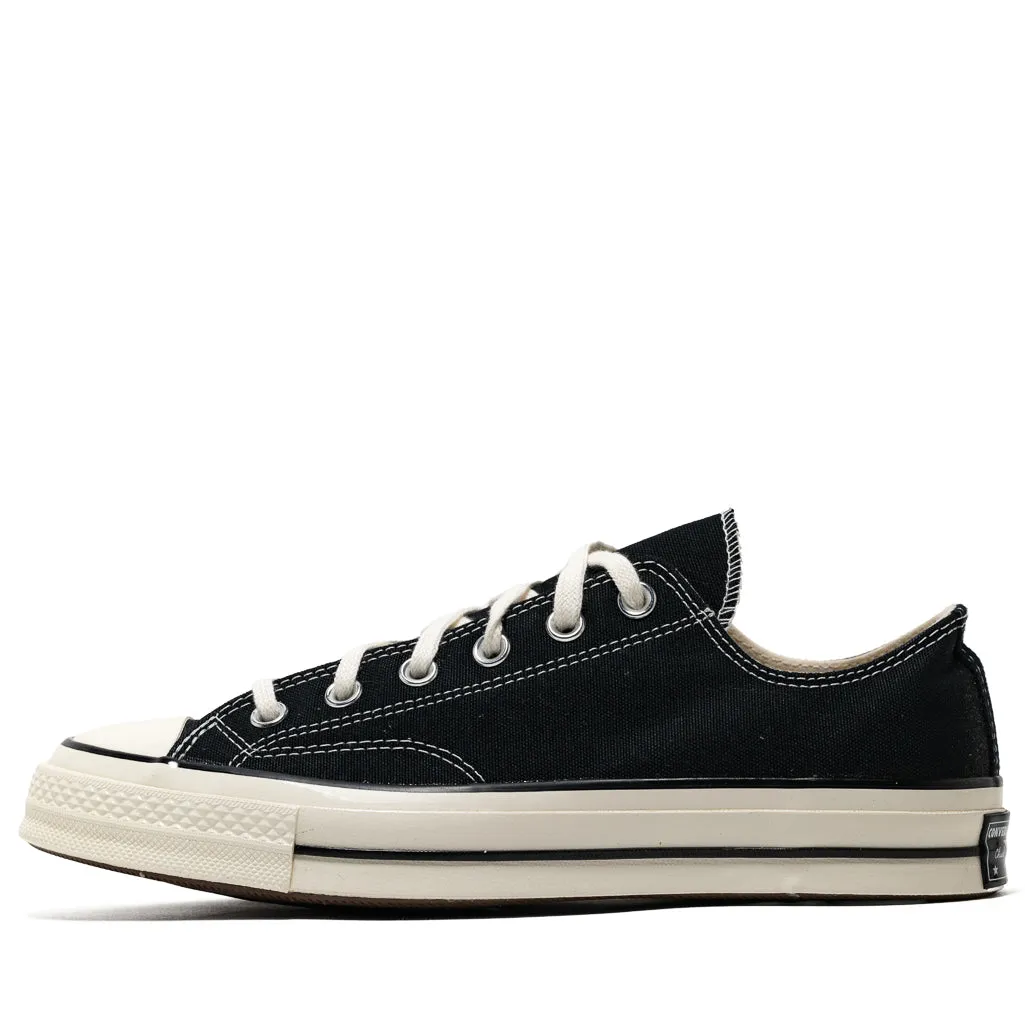 Converse Chuck 70 Low - Canvas Black/Black Air Cushioned Heel