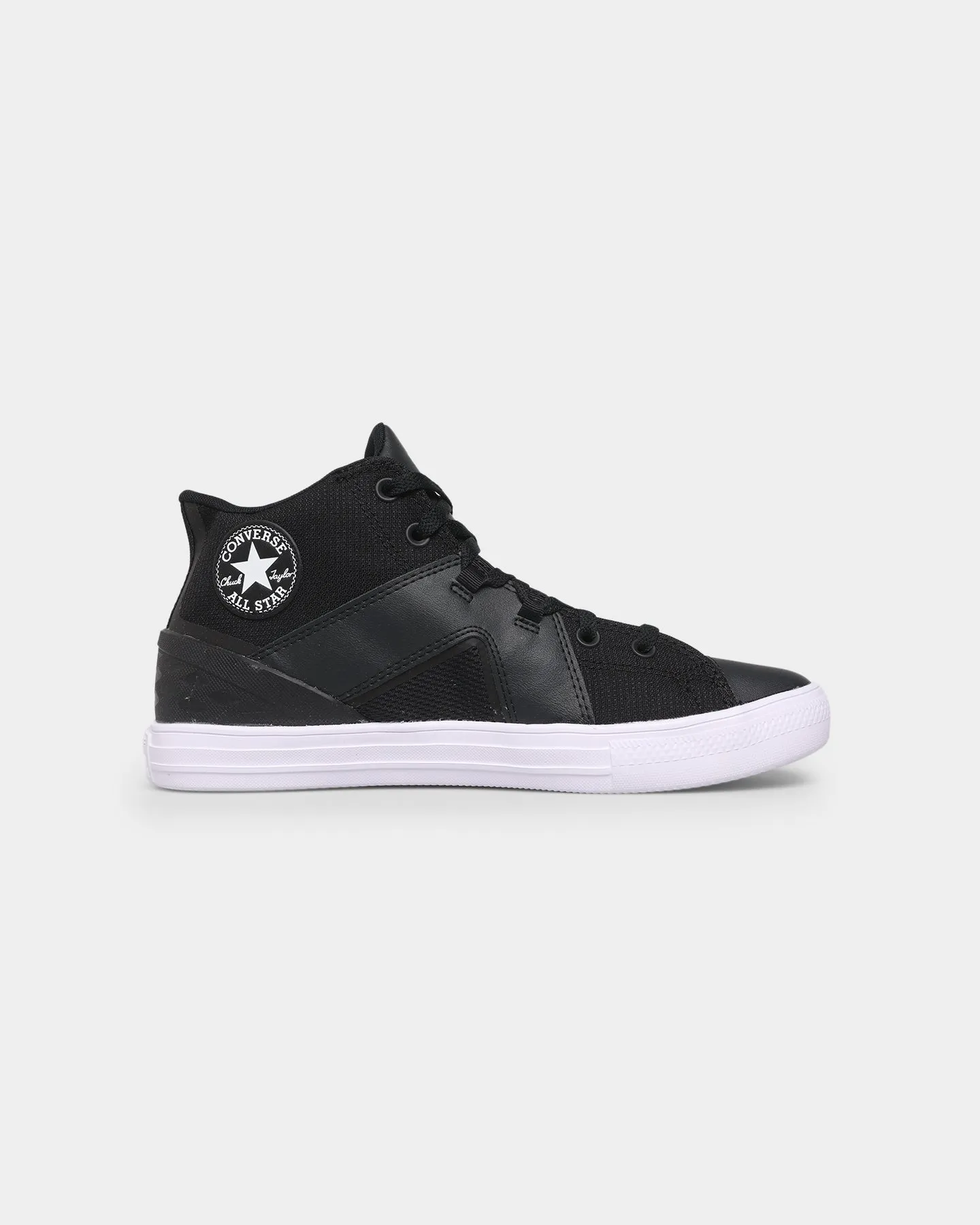 Converse Chuck Taylor All Star Flux Ultra Mid Black/Black/White Desert Path Work Ready