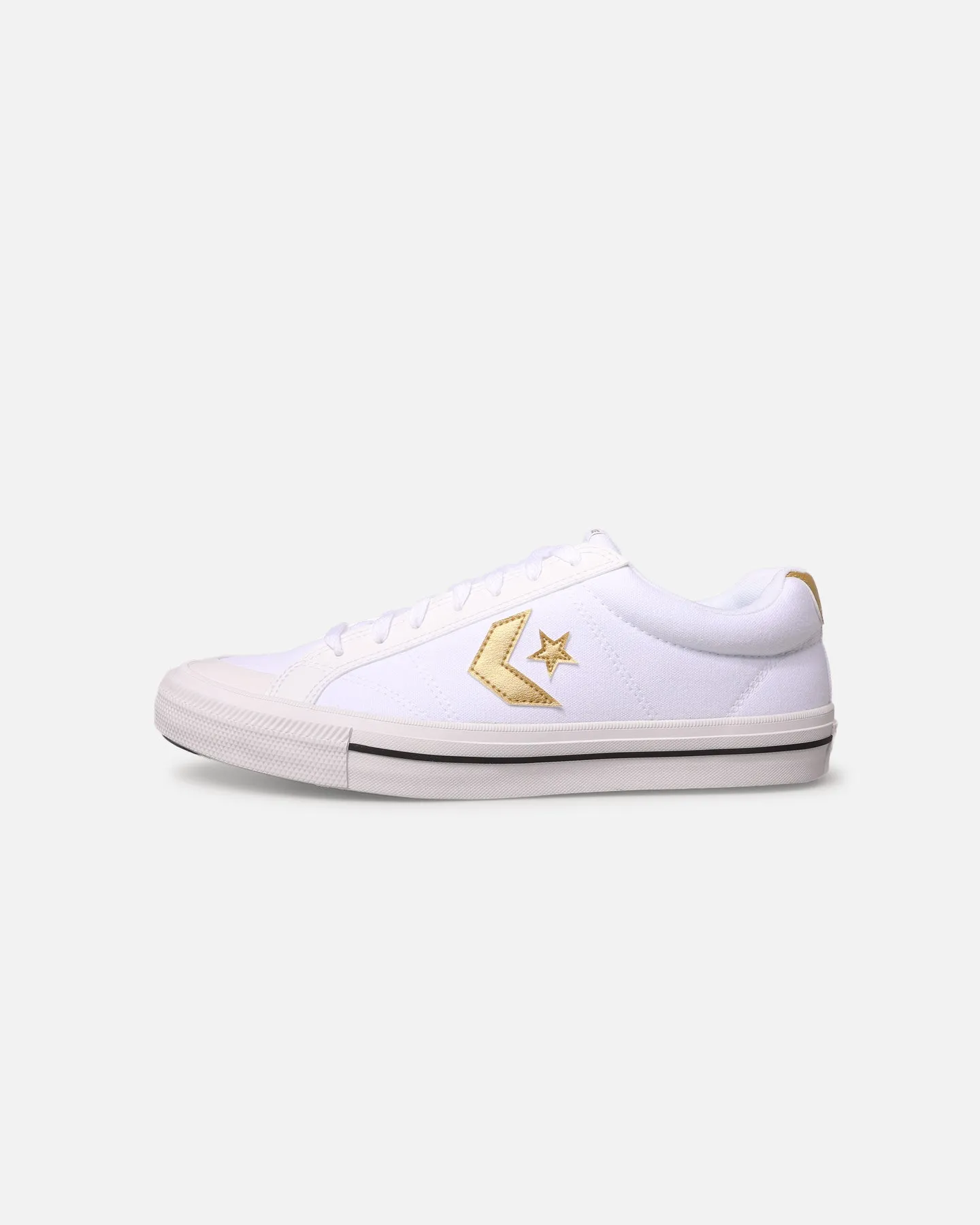 Stretchable Material Court Fast Converse Sport Casual Low White/Gold