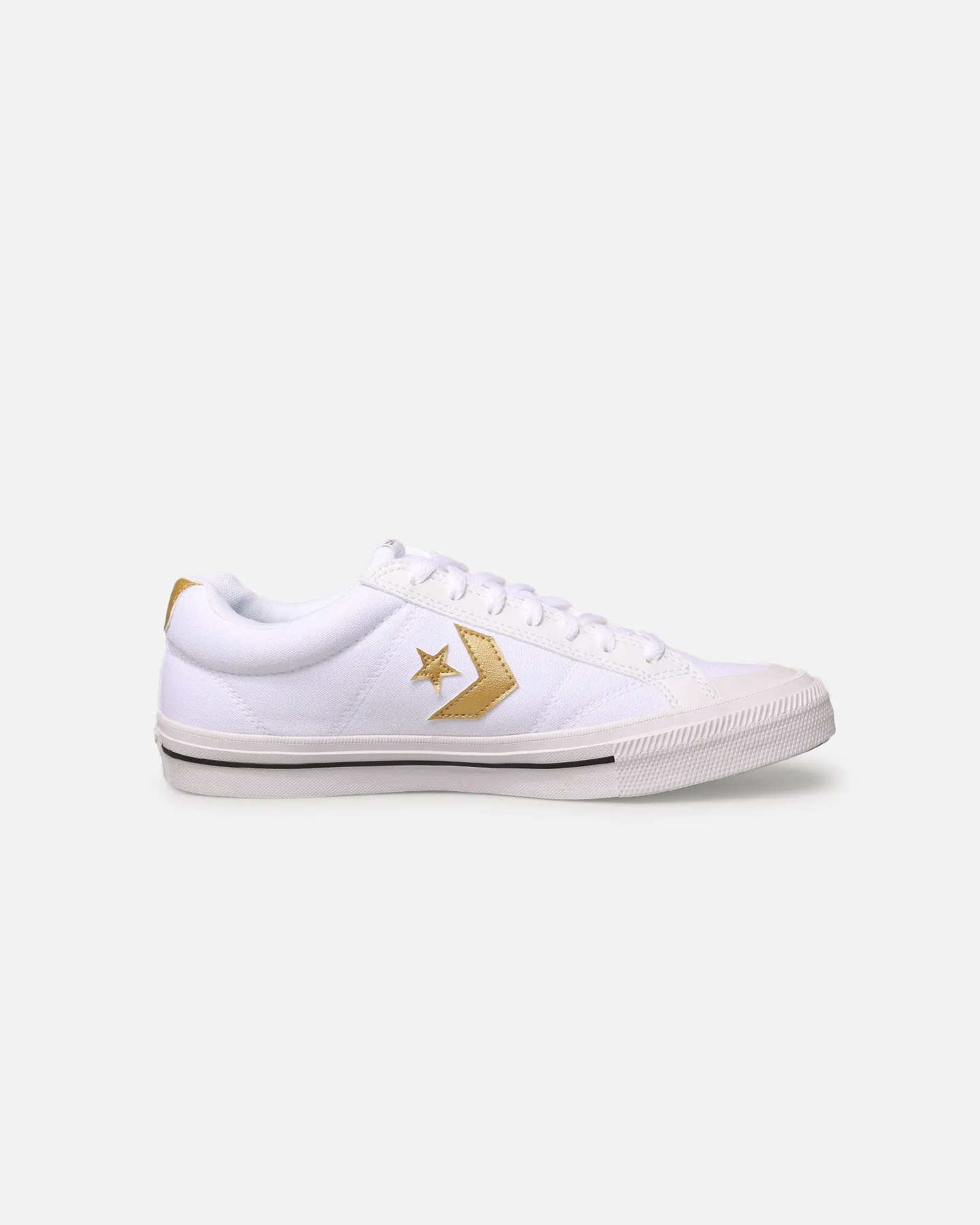 sports Shiny Tone Converse Sport Casual Low White/Gold